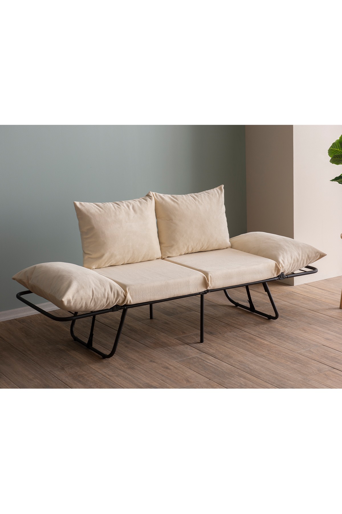 Viper Sofa 2-Sitzer helles Creme