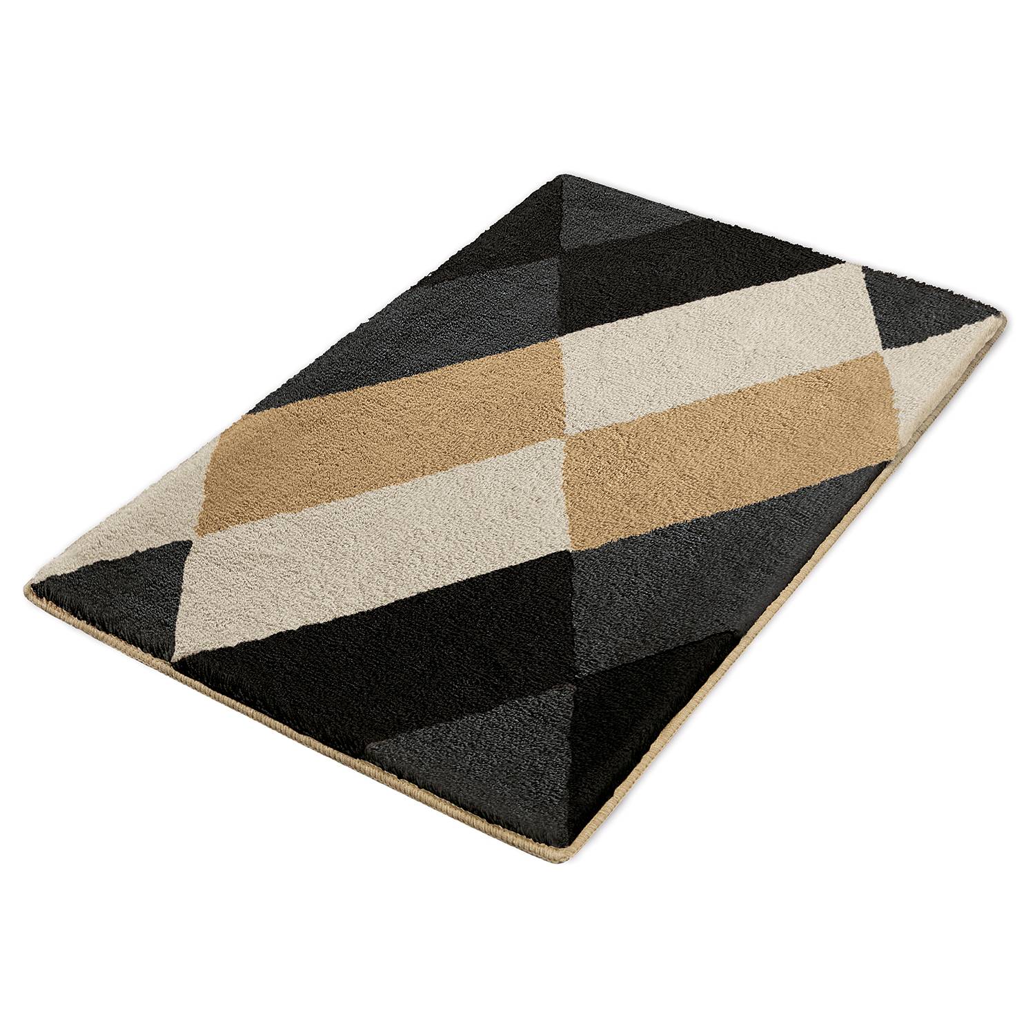 Bath mat Ayana Brown Black