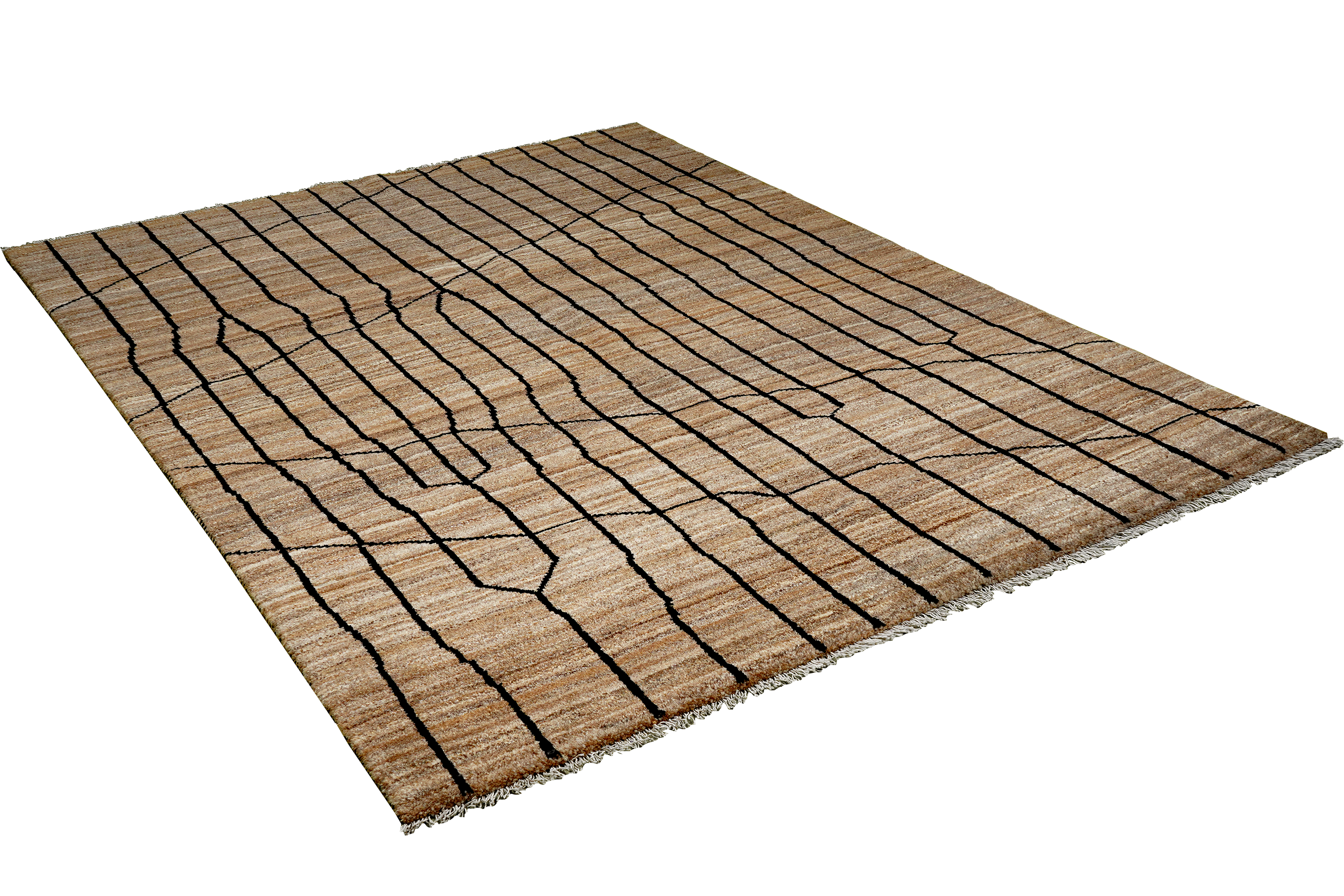 Gabbeh Basi Rug Brown