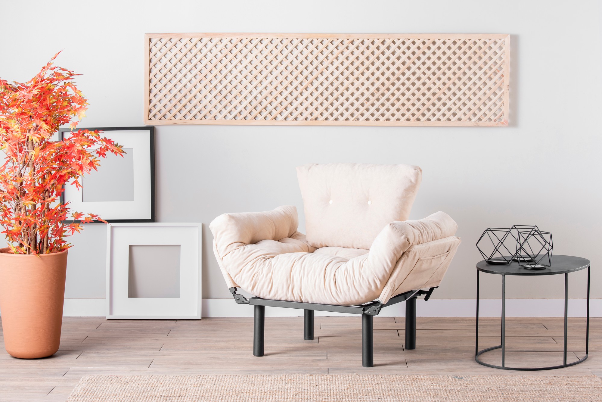 Nitta Armchair Cream