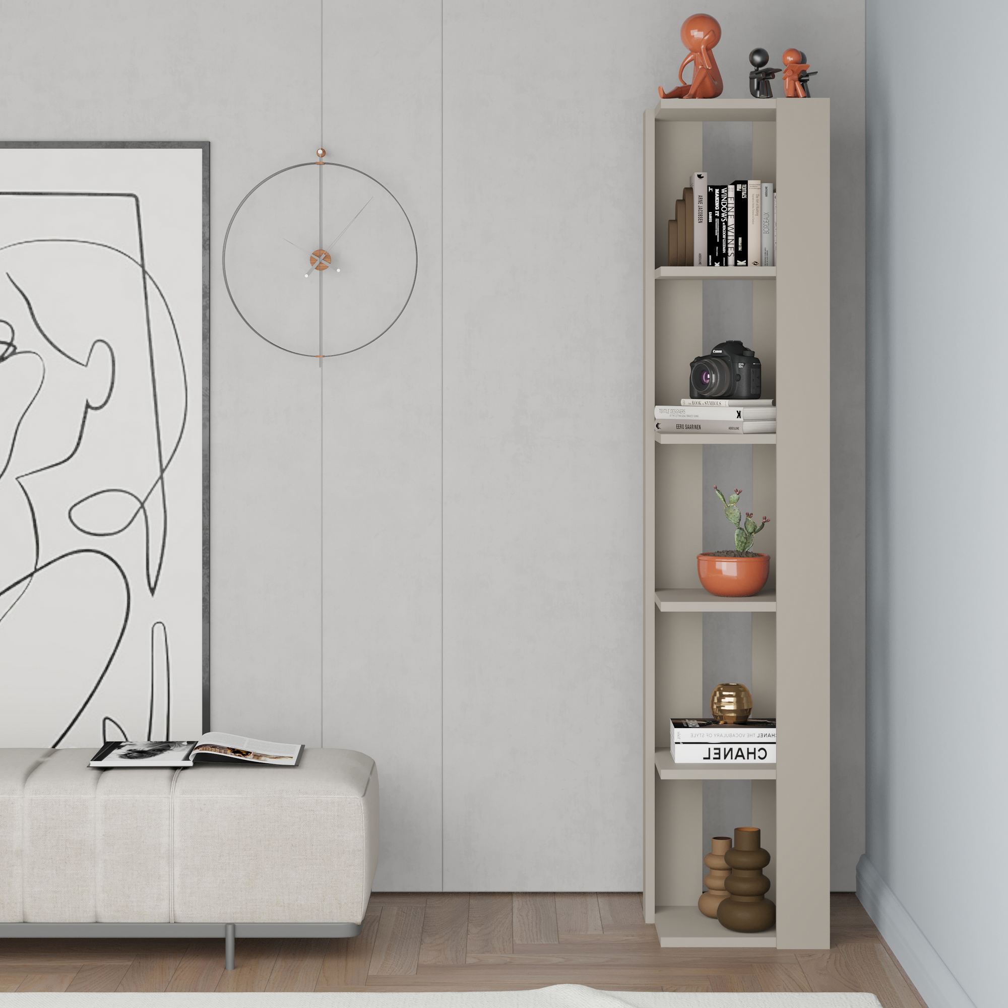 Nati Scaffale angolare Beige