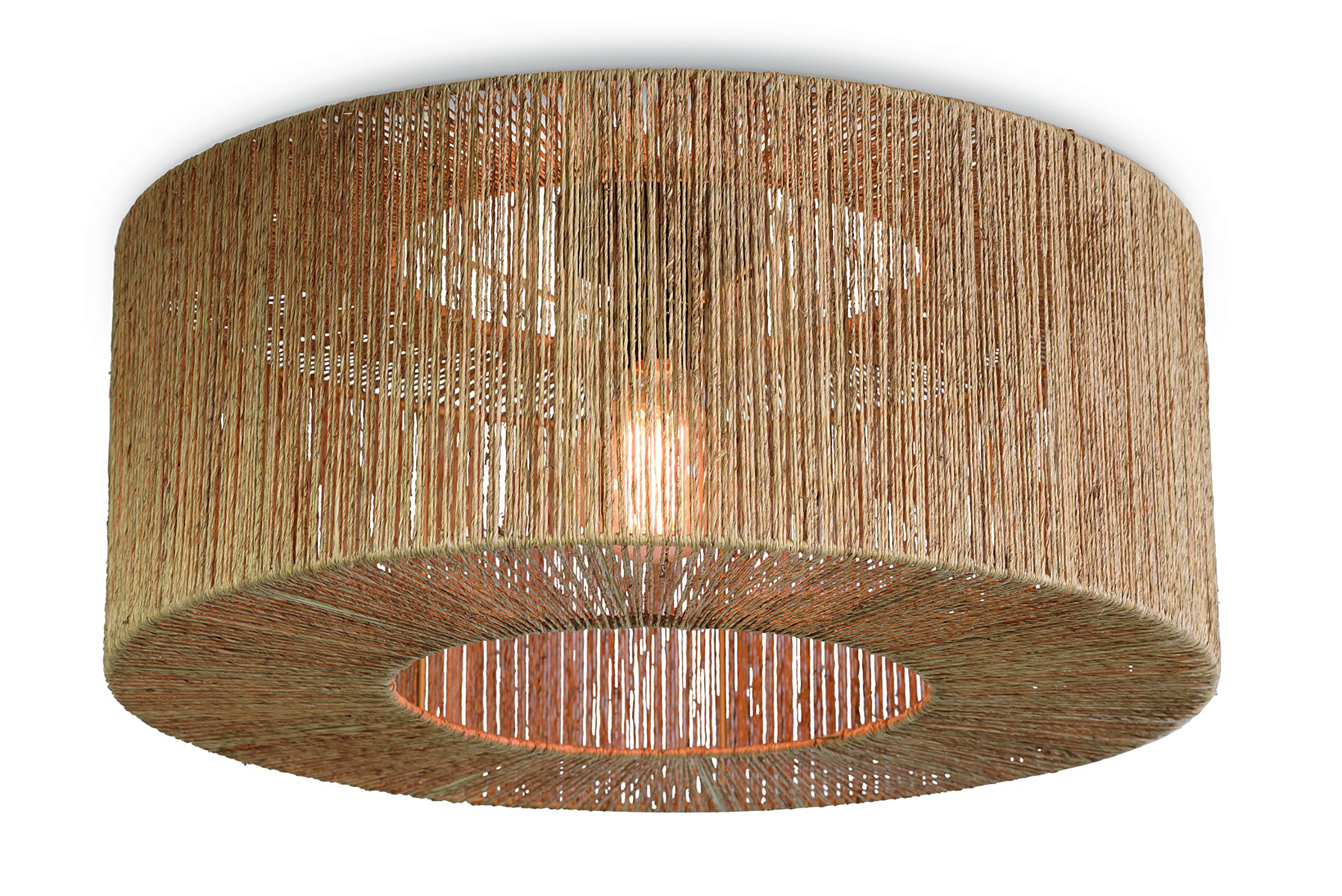 Iguazu Typ C Deckenleuchte Eisen Jute Beige
