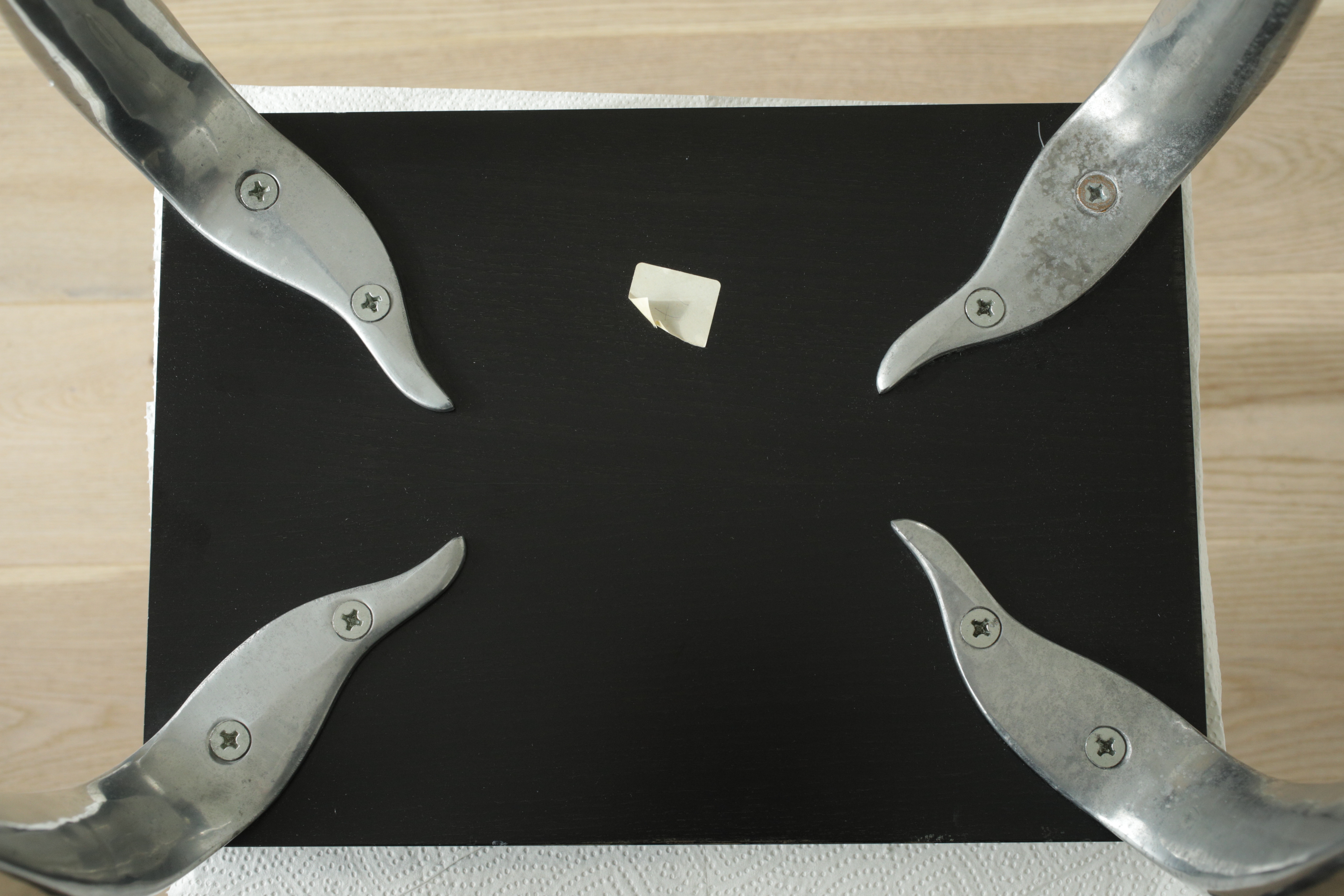 2x Lola Mundo Table Chair Philippe Starck Wood Black