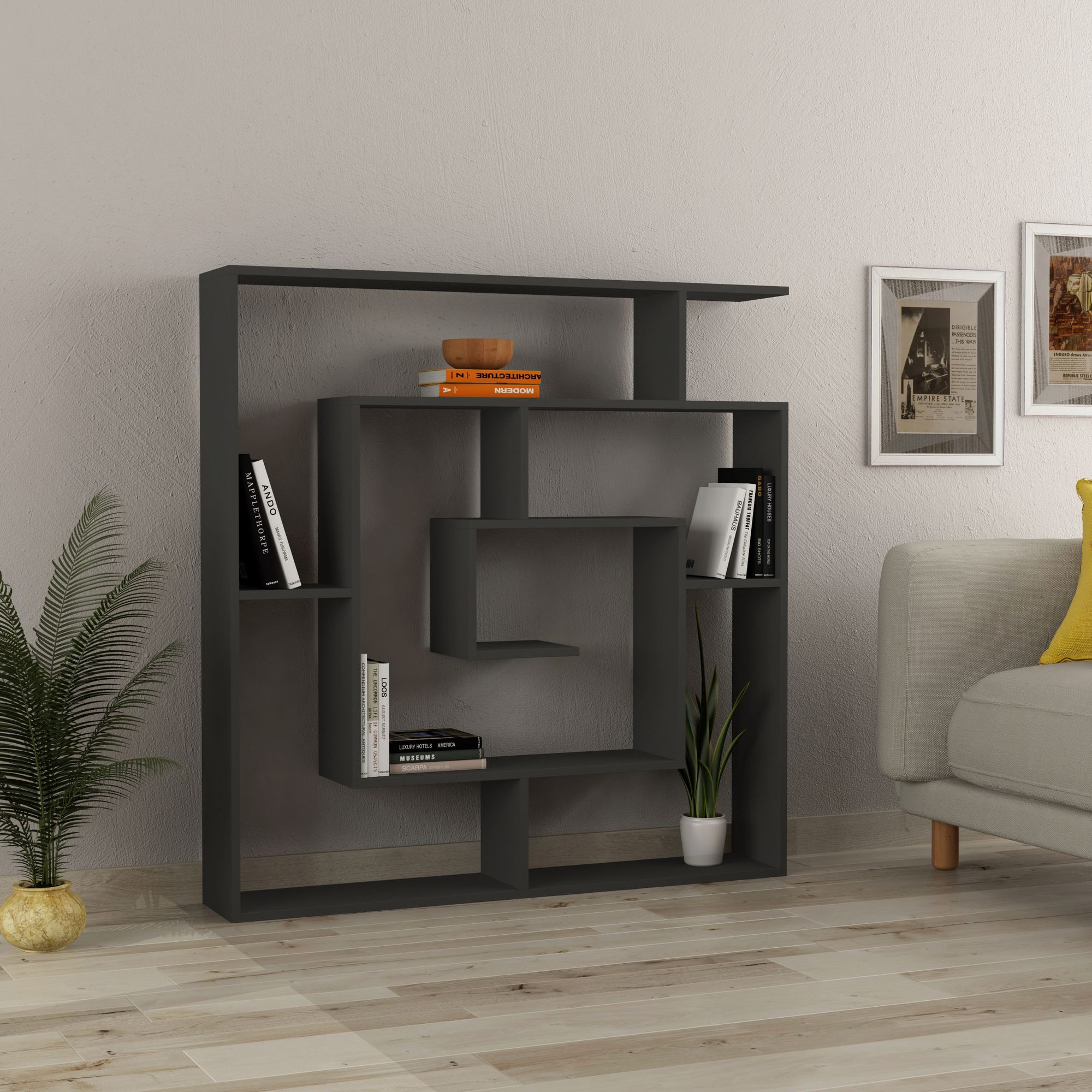 Labirent Shelf Anthracite