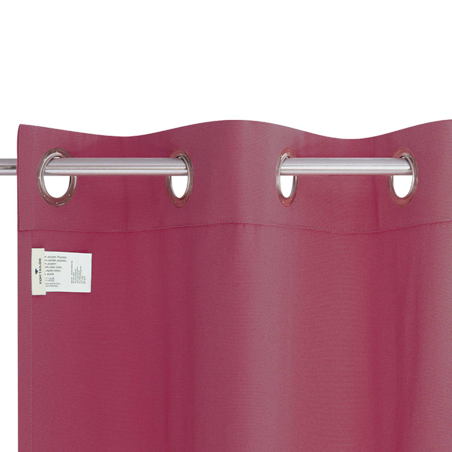 Ösenschal Dove Signature Polyester / Baumwolle Dunkelrot