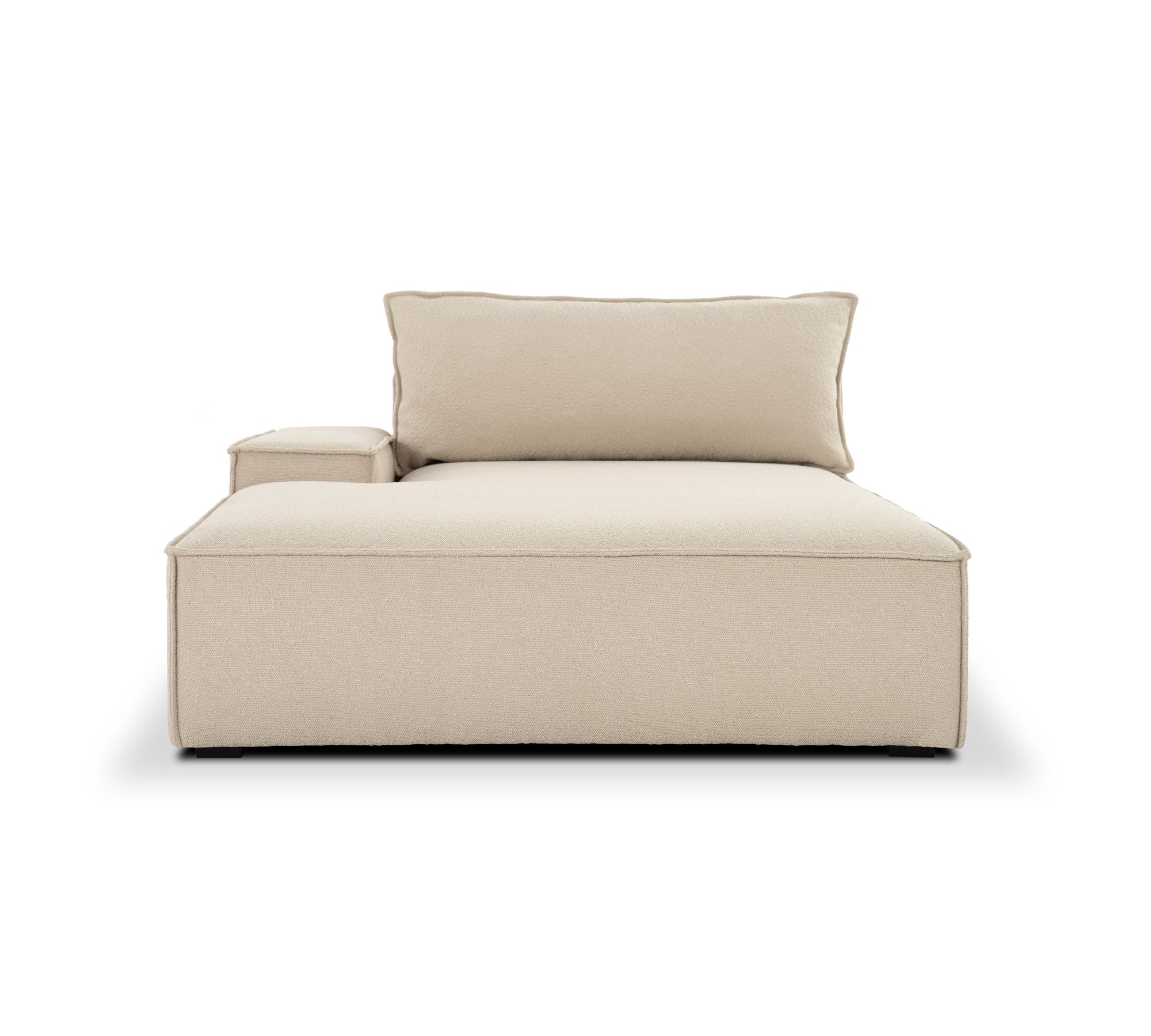 Daphne 1-seater chaise lounge left Pasha Dune