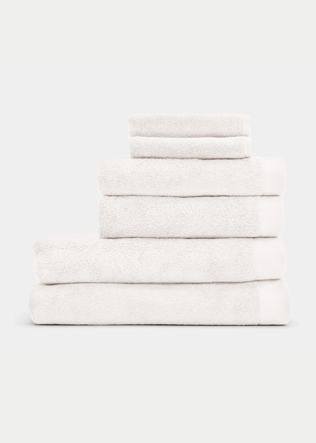 Handtuch Baumwolle Weiß 70 x 130 cm