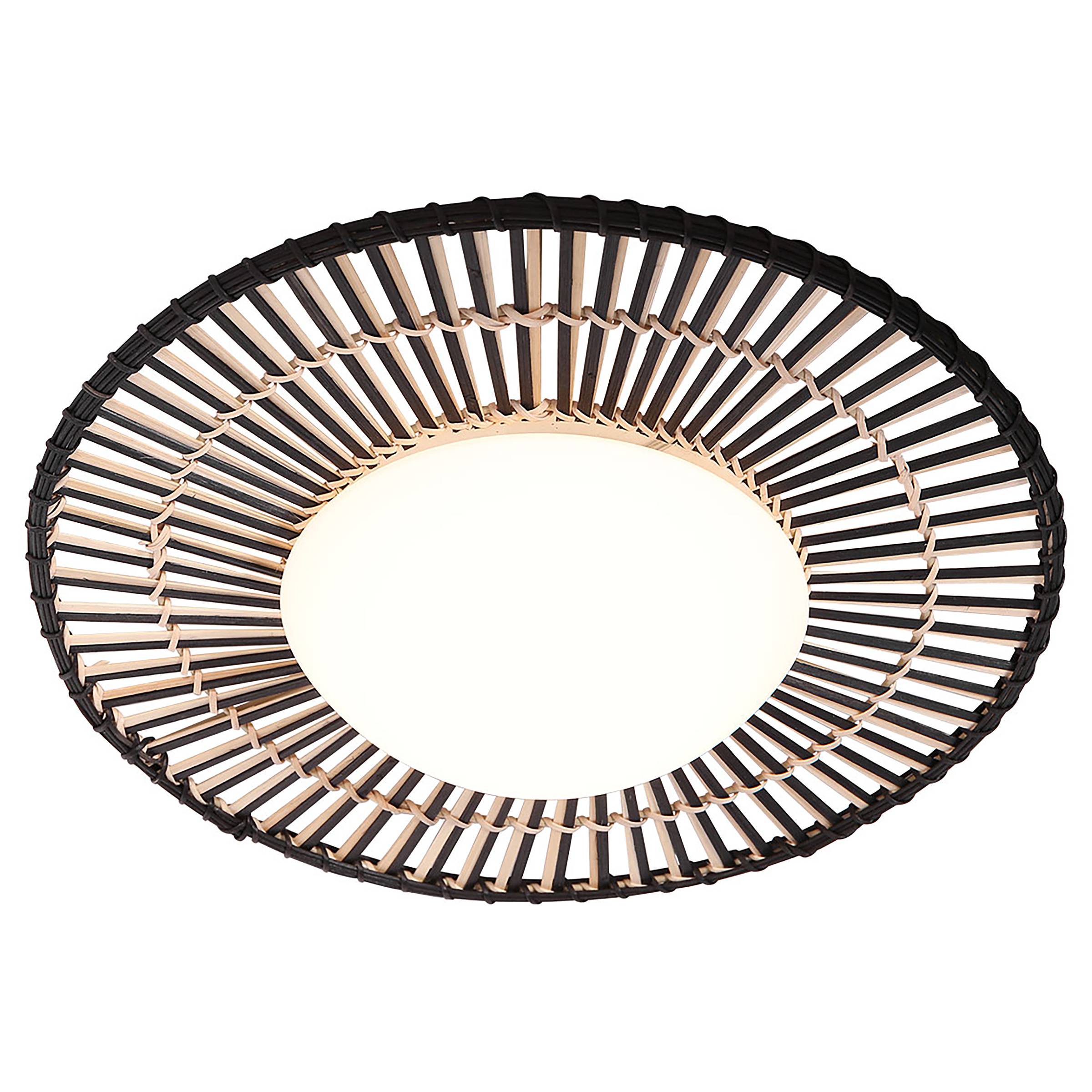 Aura Ceiling Light Acrylic Glass Black 50cm
