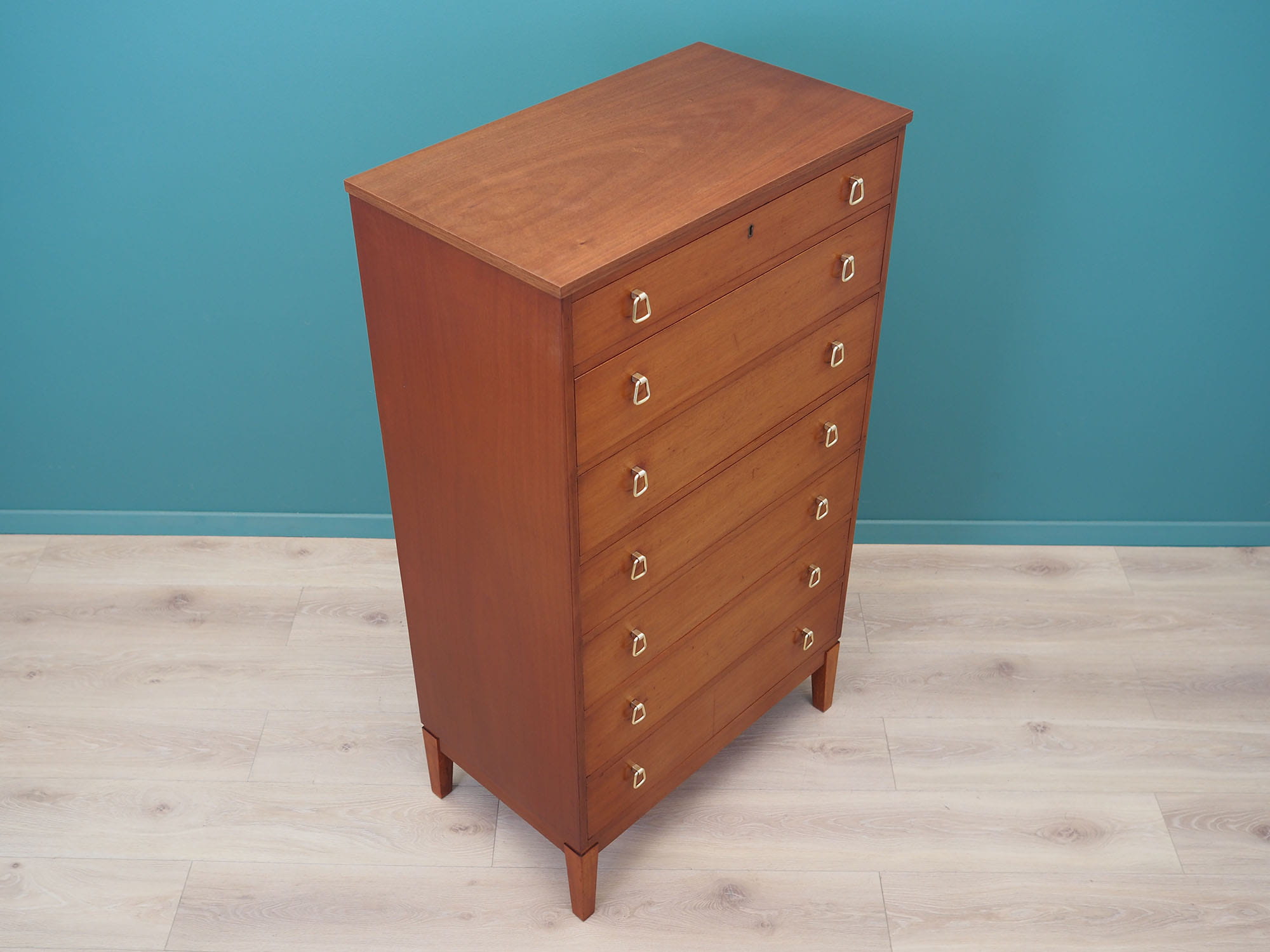 Vintage chest of drawers Mahogany Brown 1970s