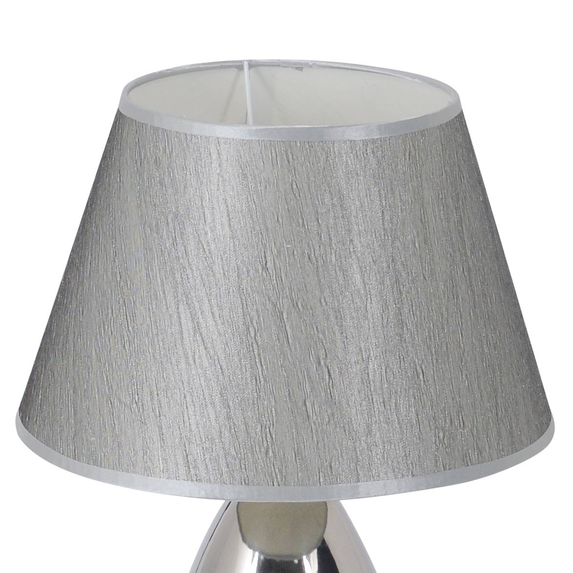 Elena Table Lamp Blended Fabric Stainless Steel 1-Light