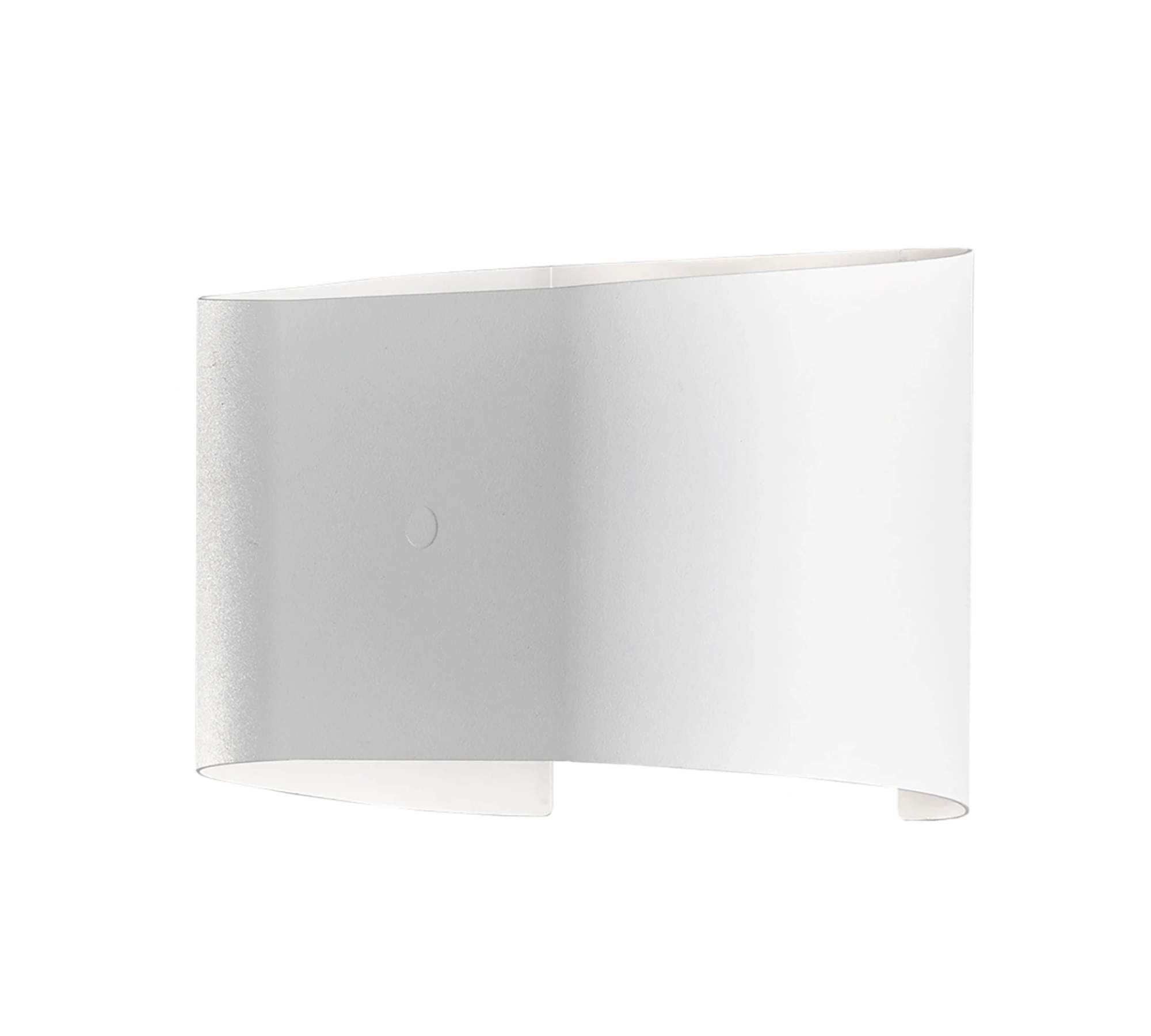 2-flame LED wall lamp aluminum white