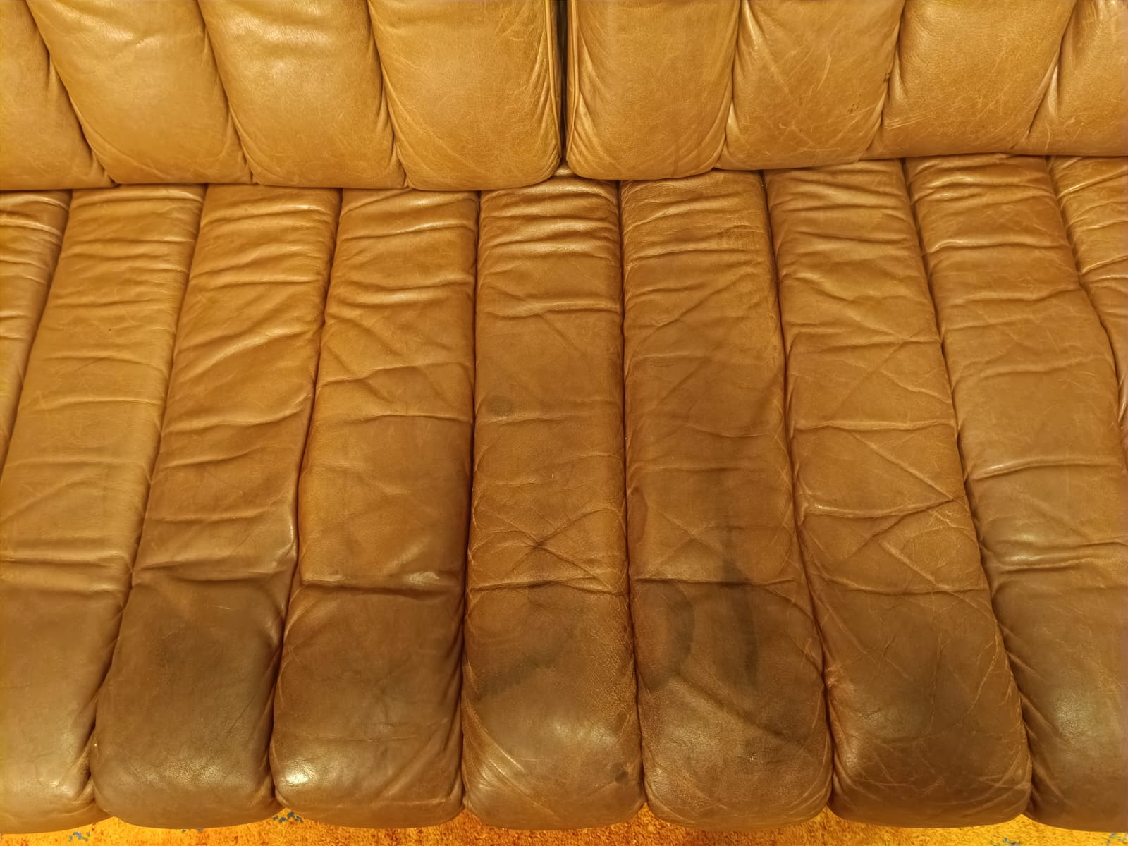 Vintage DS 85 Tagesbett Leder Cognac