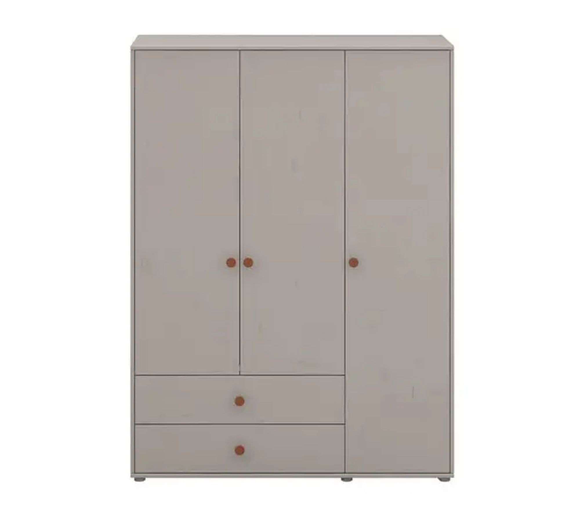 Kleiderschrank Extra Hoch Holz Grau