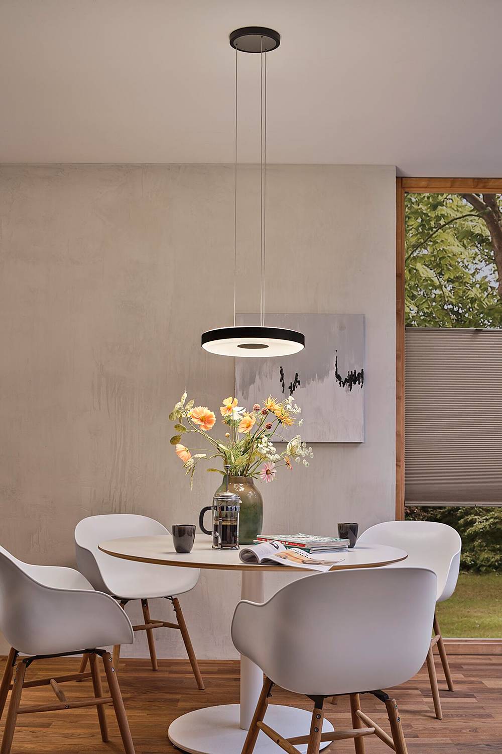 Pendant lamp Puric Pane Wire ZB Round Aluminum