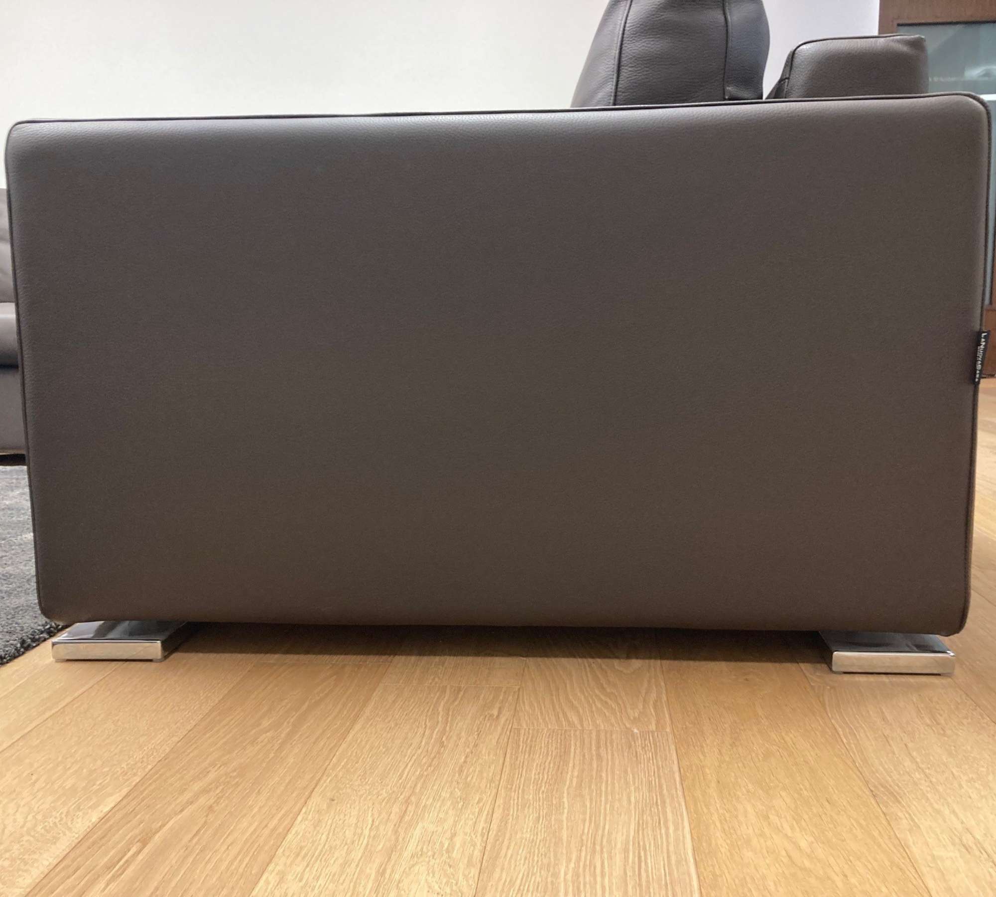 6-tlg. Sofa Lounge Set Leder Braun 