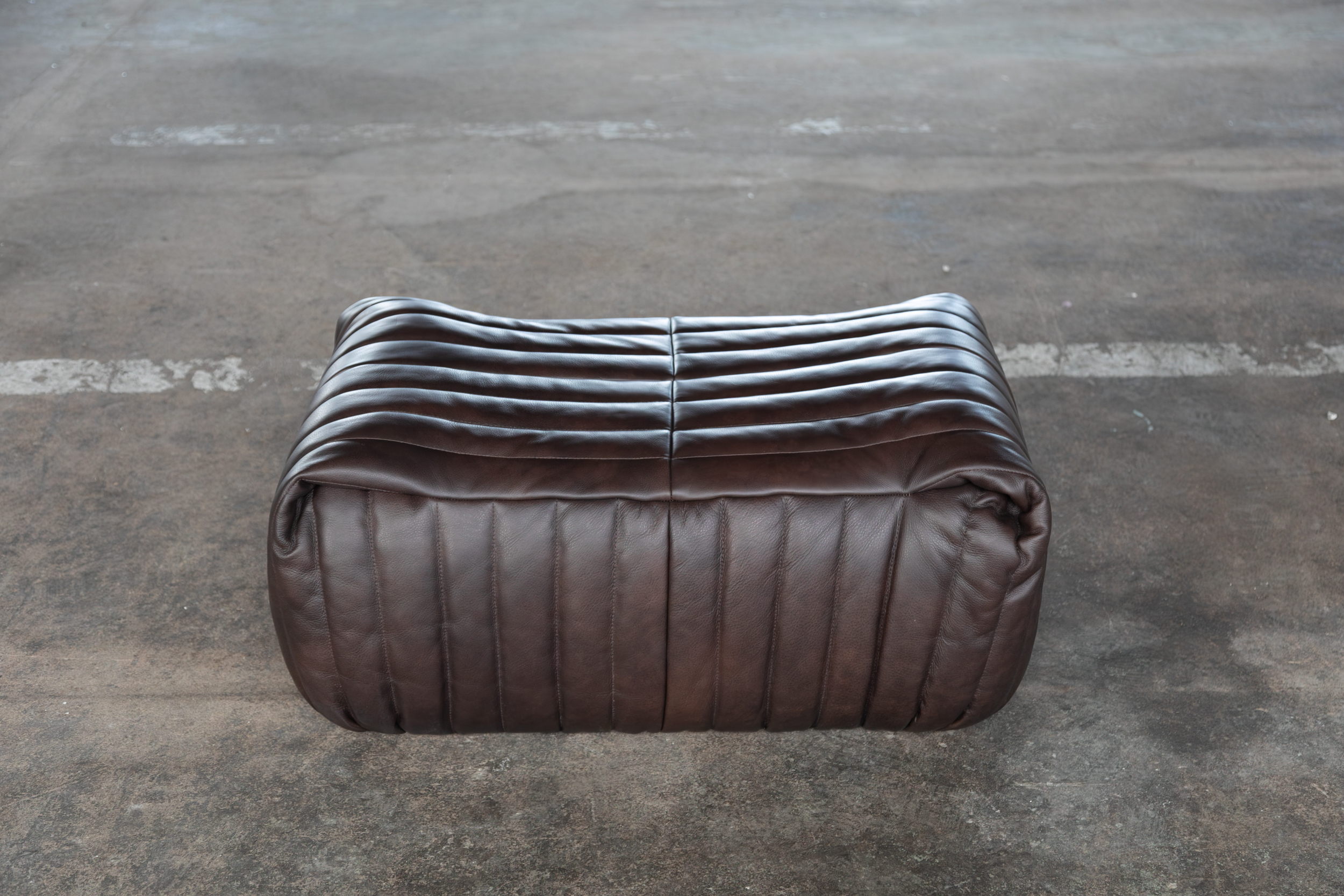 Togo Armchair Smooth Leather Folk Brown