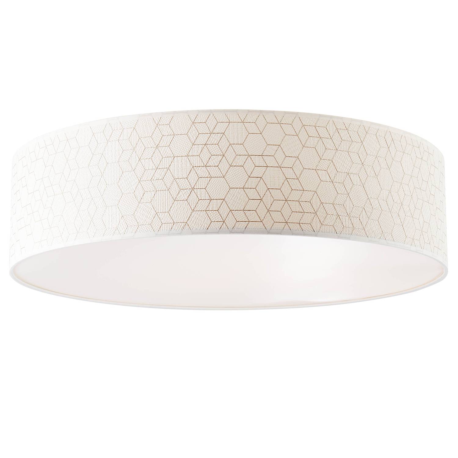 Galance II Deckenleuchte Papier Edelstahl 4-flammig