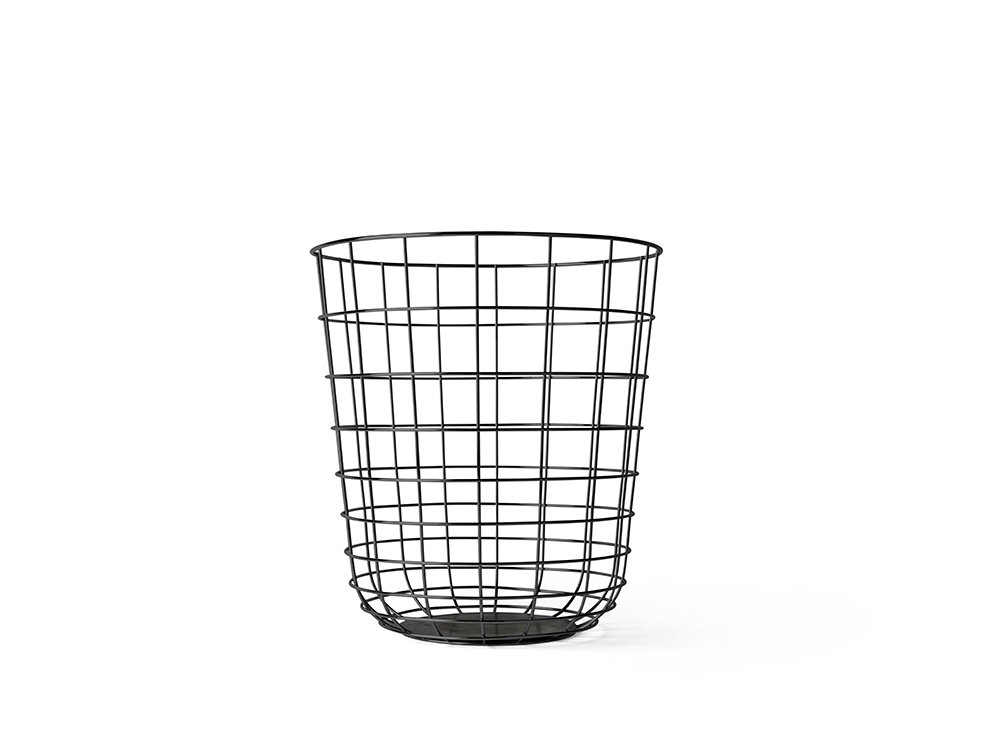 Wire Bin Papierkorb Schwarz