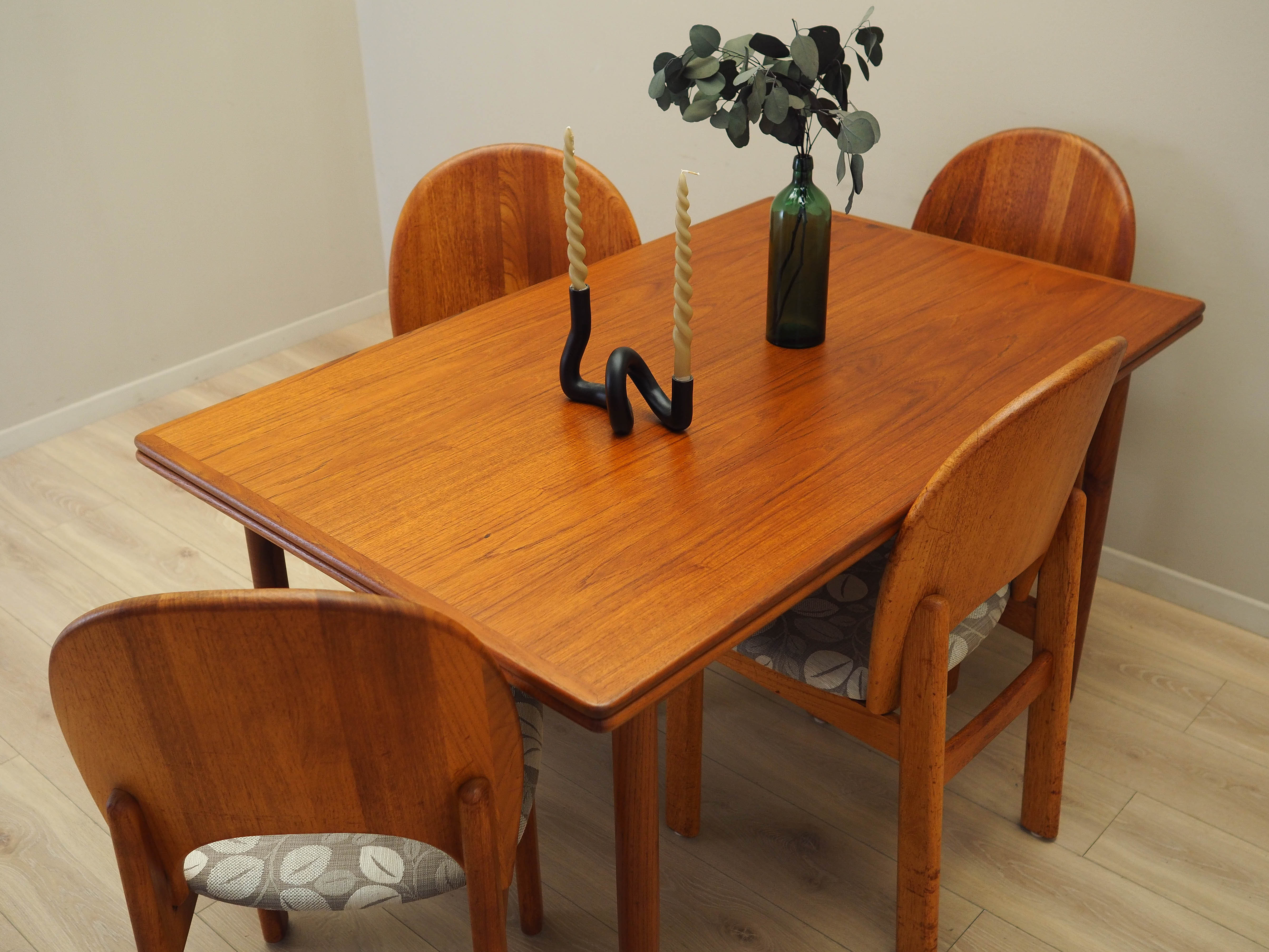 Teak table Brown 1970s