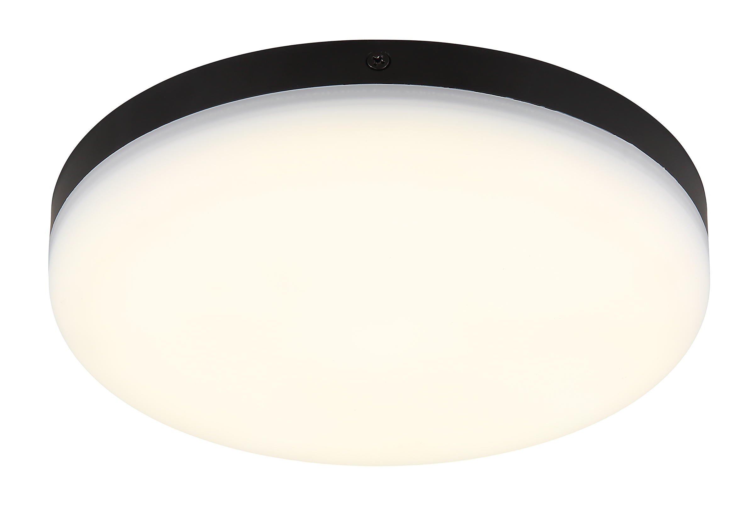 1-Light Matthew LED Ceiling Light Acrylic Glass Black ⌀22cm