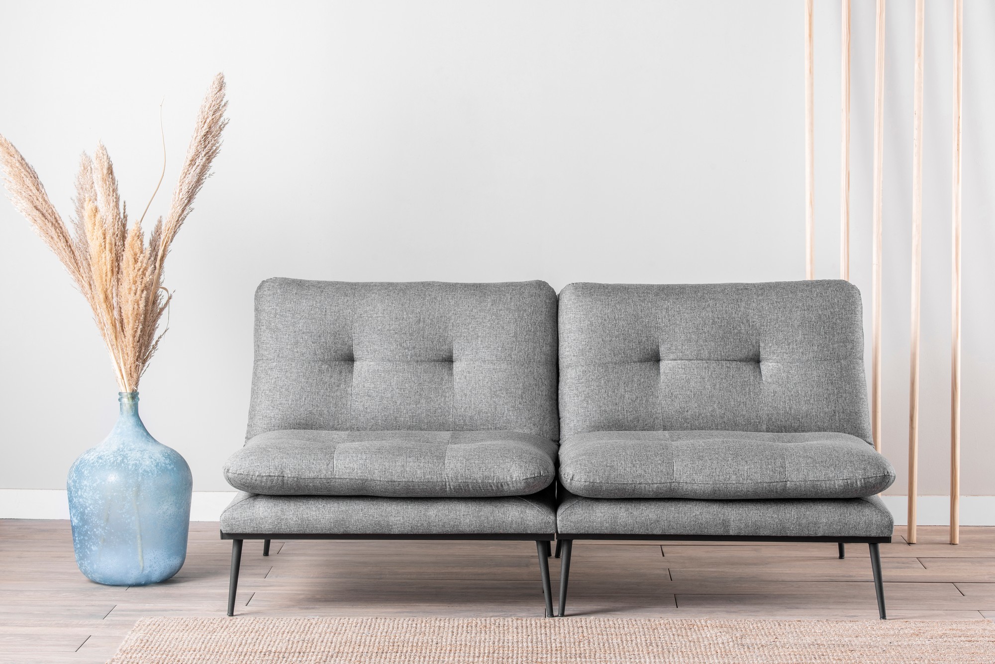 Martin Sofabed Divano letto 3 posti Grigio