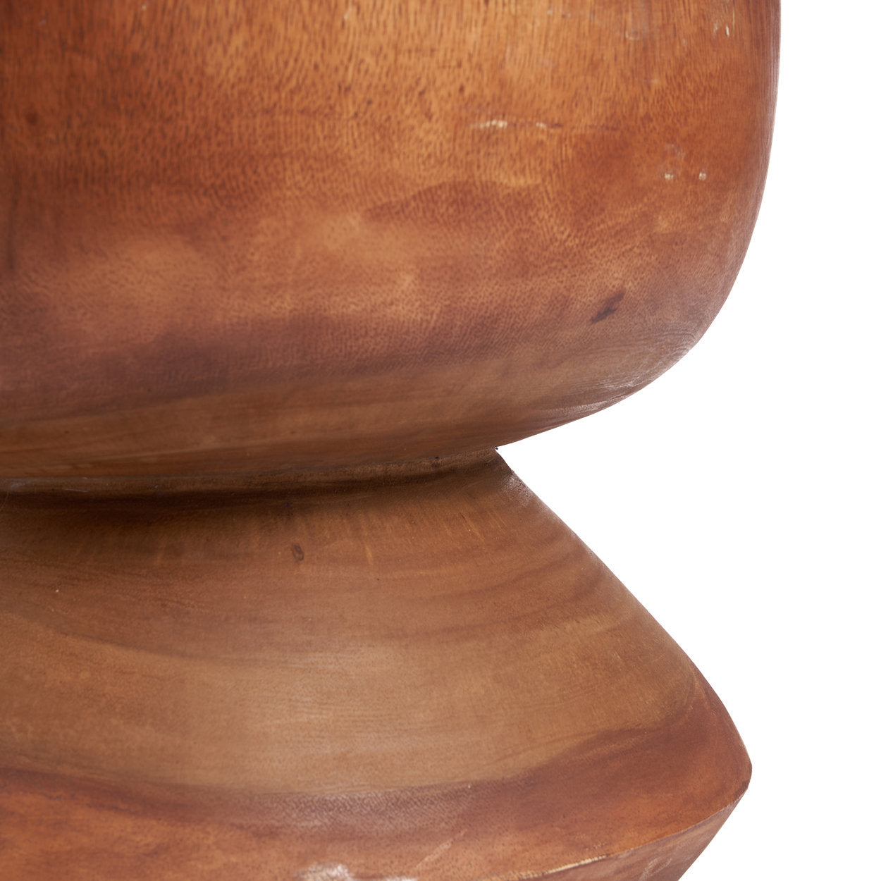 Der Indra Hocker Natur ø40cm