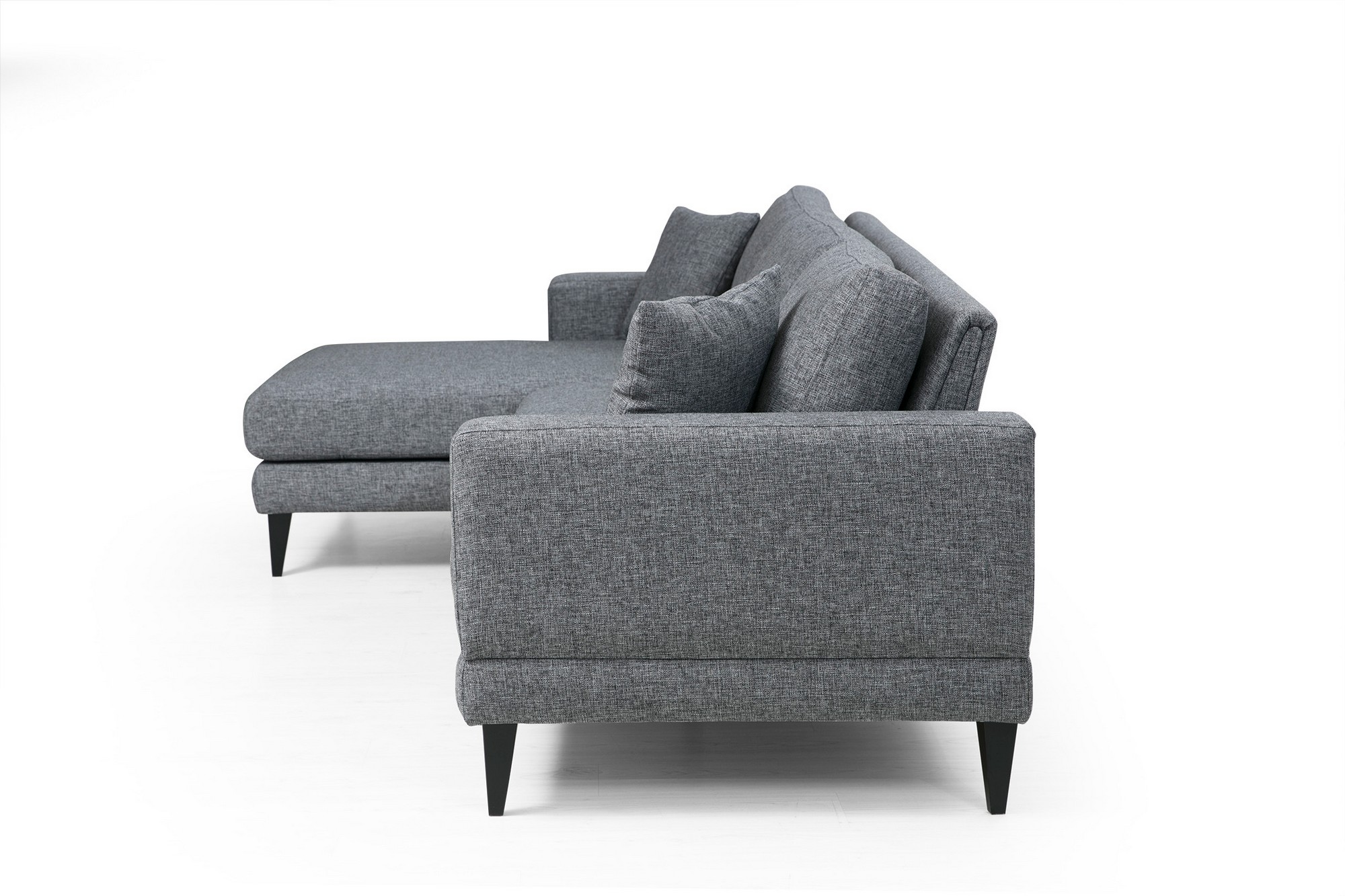 Nordic Ecksofa Links Grau