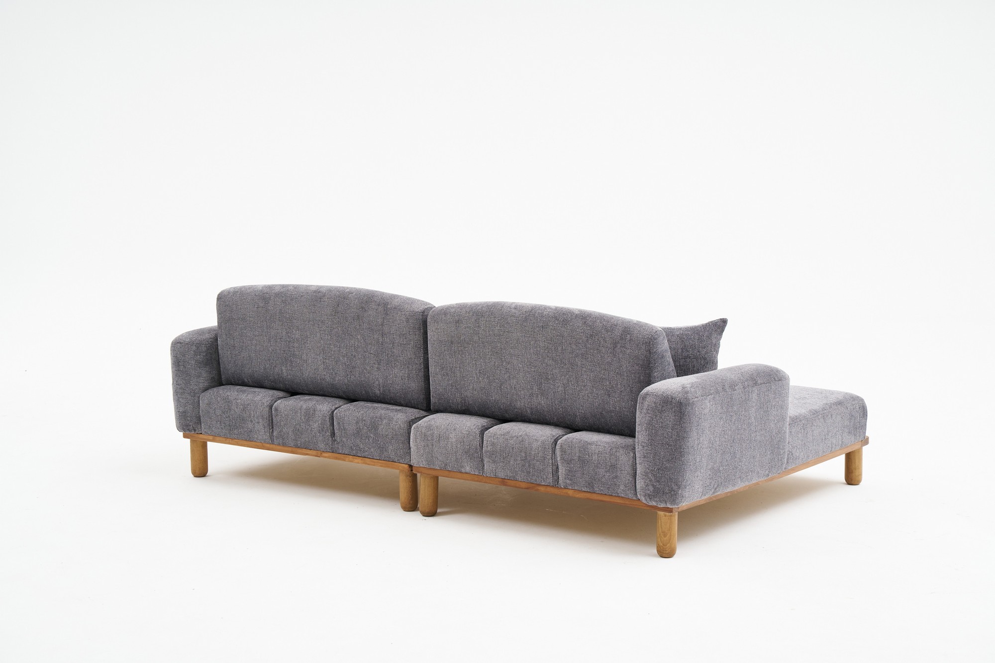 Rens Sofa Récamiere Links Grau