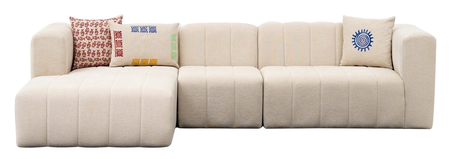 Beyza Sofa Récamiere Links Creme