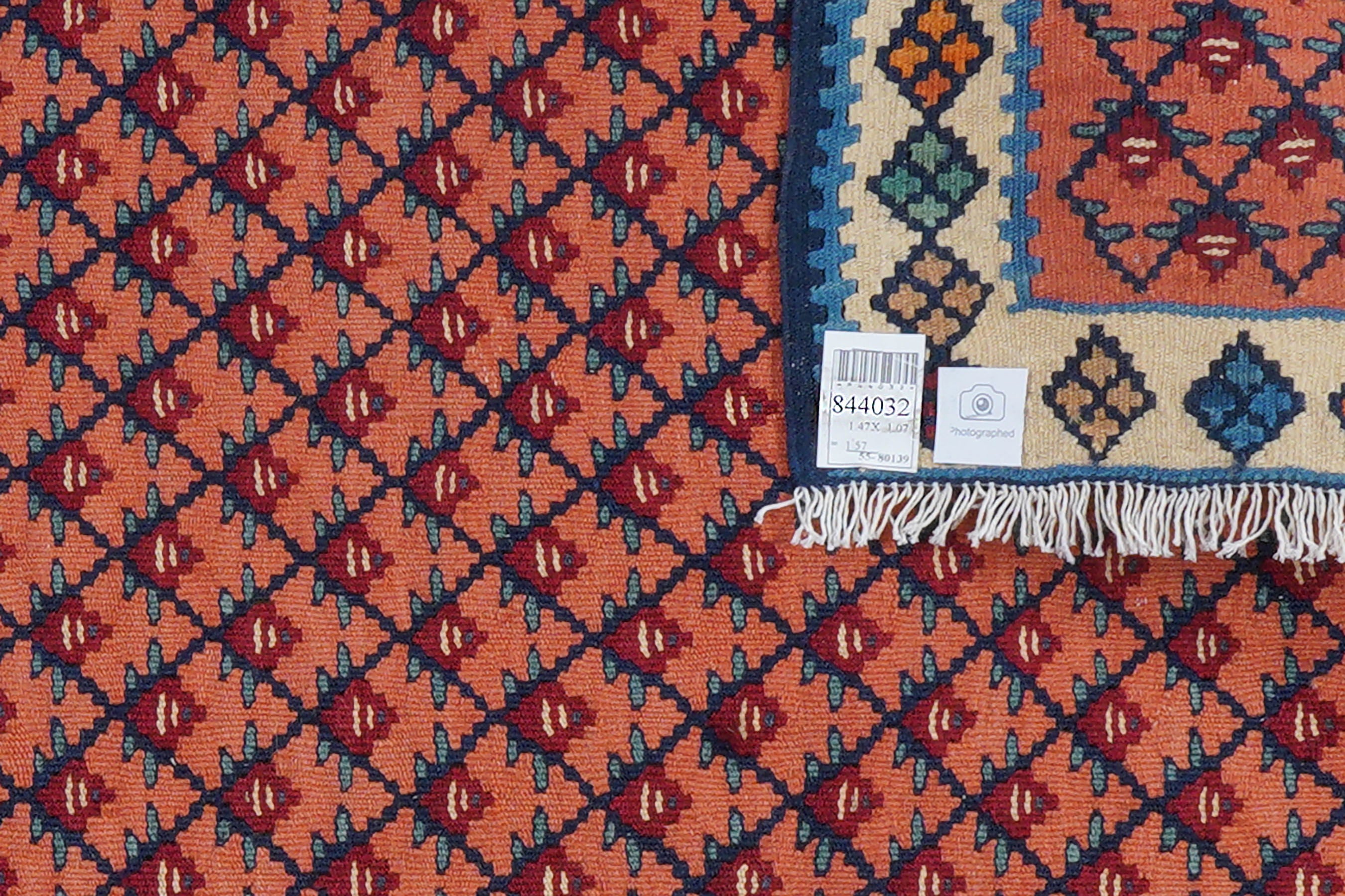 Kilim Senneh Teppich Mehrfarbig