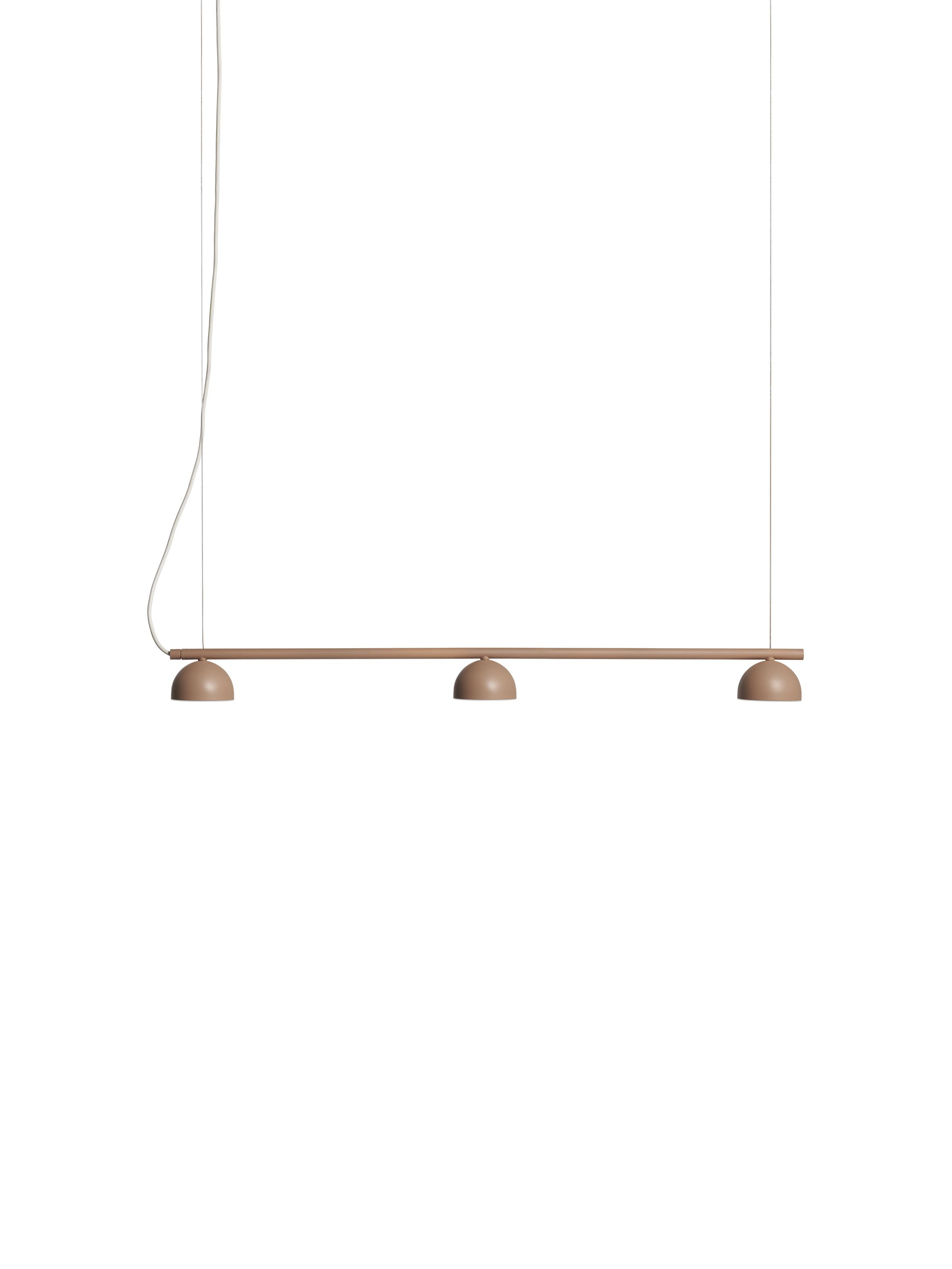 Blush Rail Pendelleuchte 3-Flammig Beige