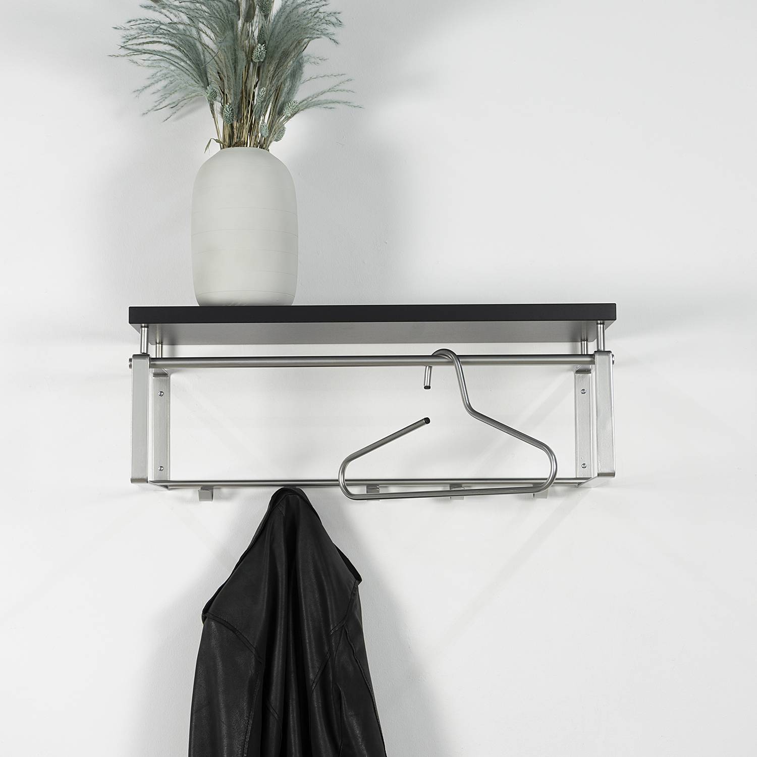 Wandgarderobe Rex Metall Nickel