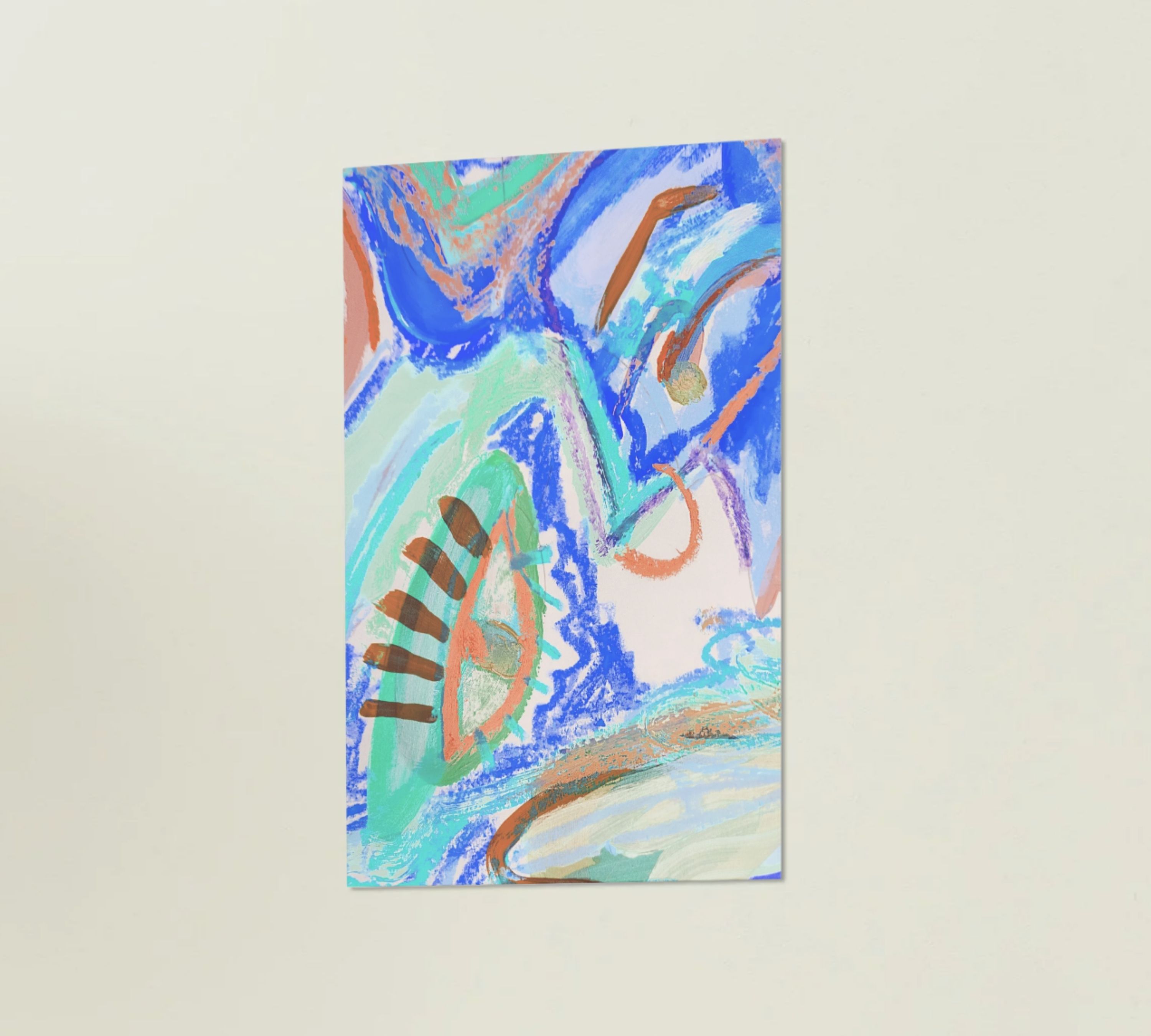 A real woman Art printMulticolor