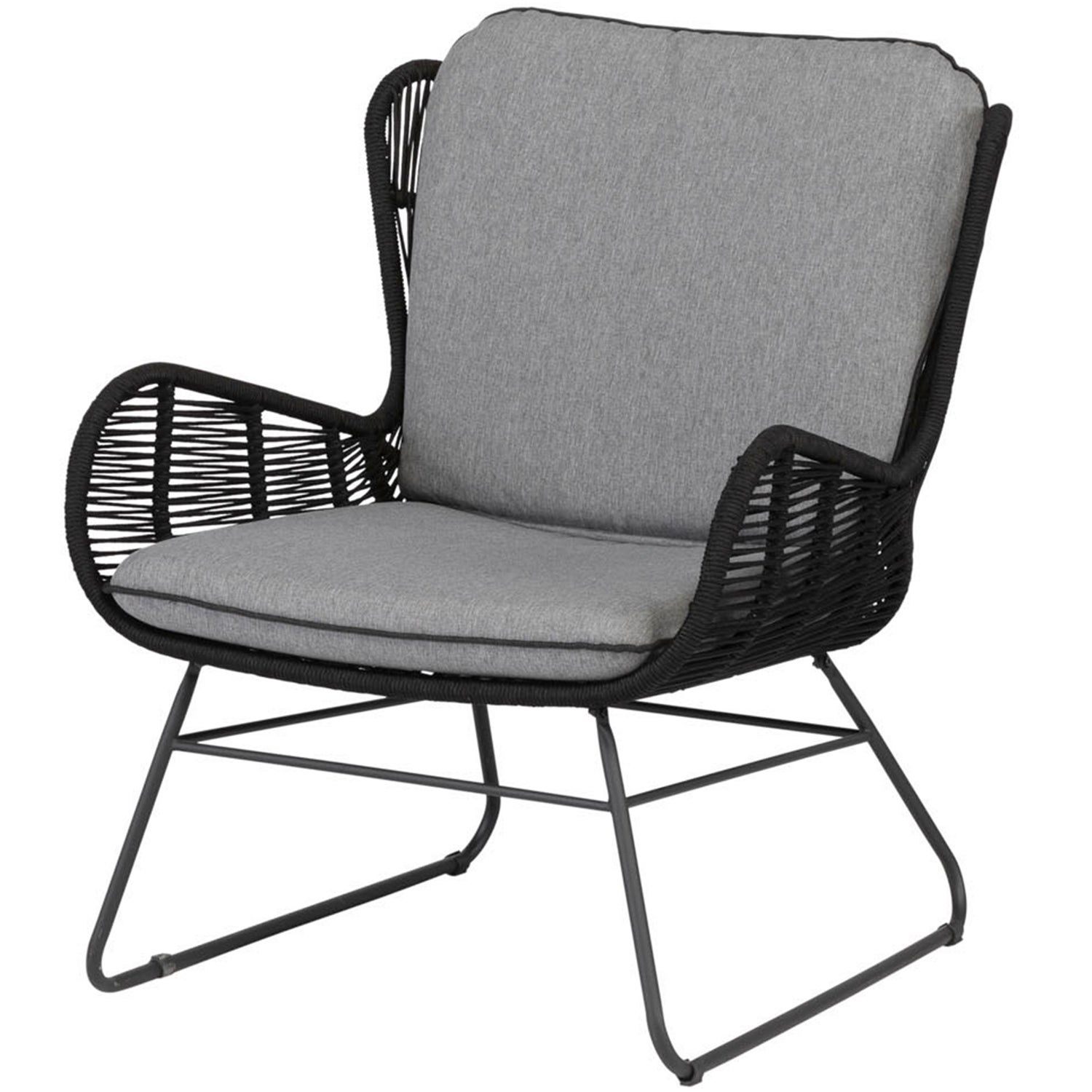 Grace Garten Loungesessel Stahl Anthrazit
