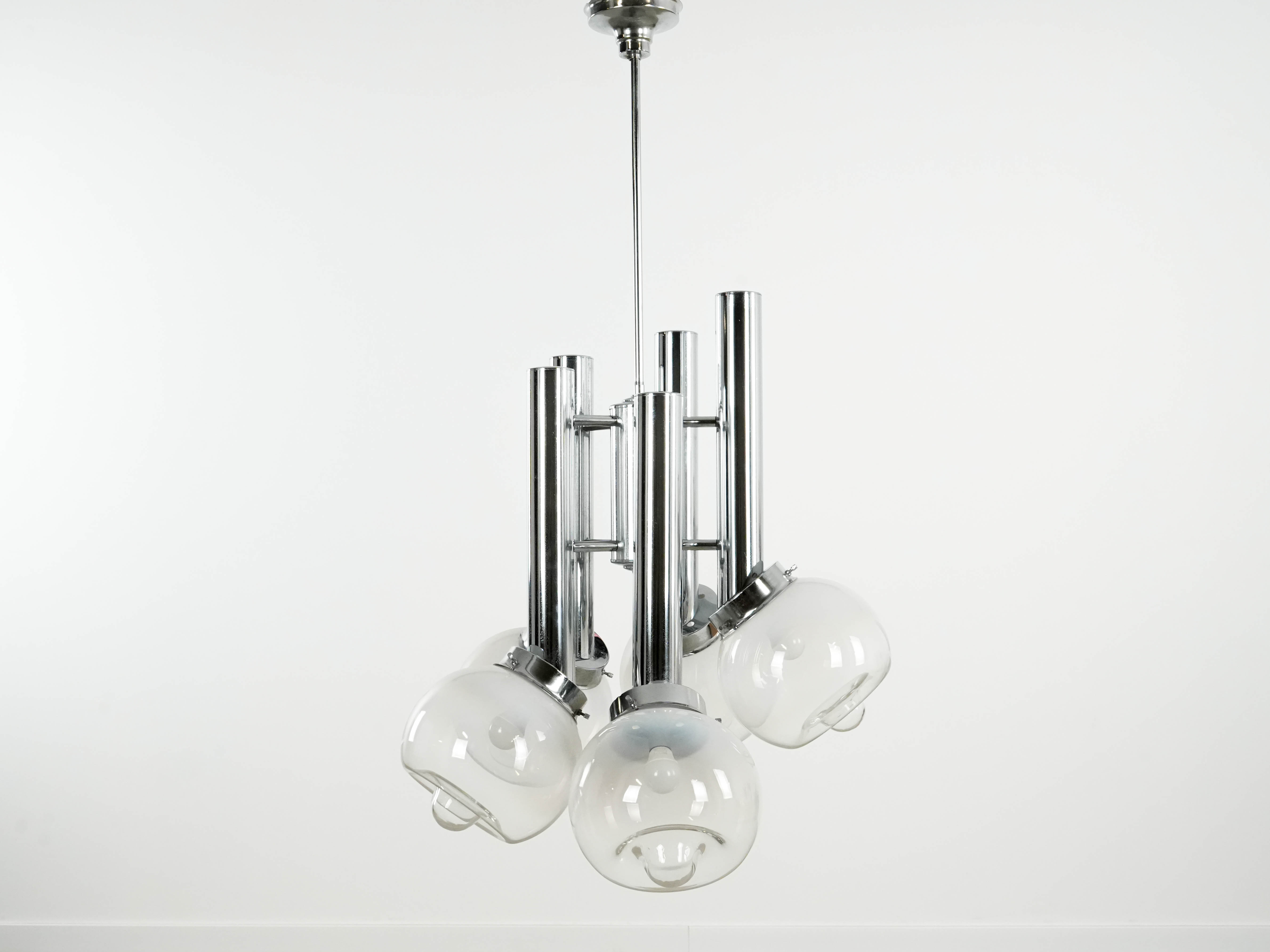 Chandelier White 1970s