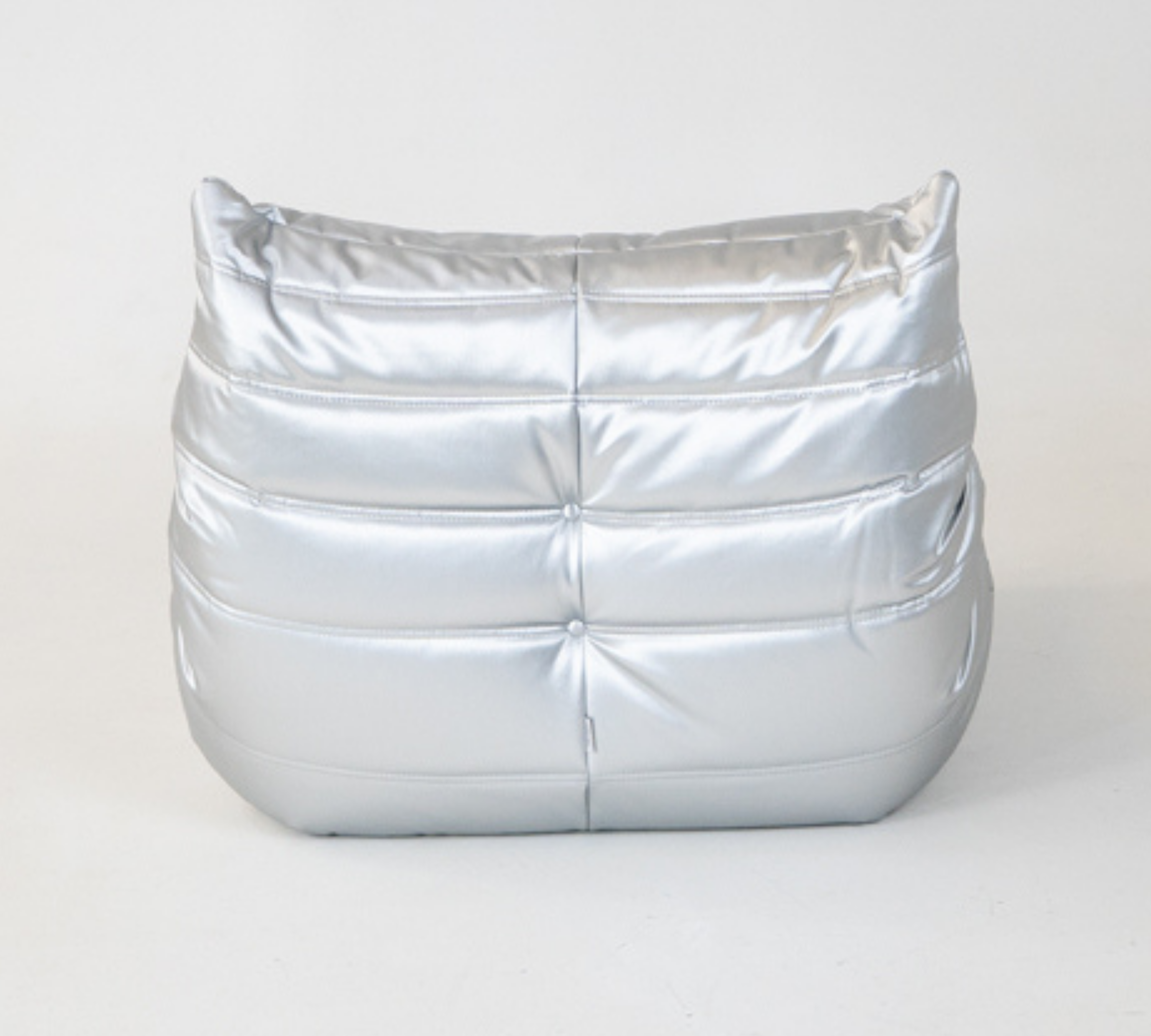 Togo Armchair Faux Leather Space Grey