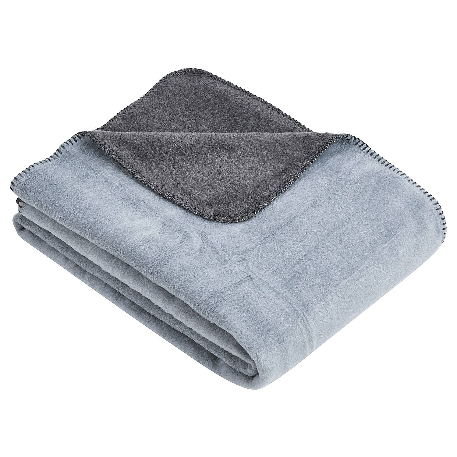 Twiin Wohndecke Baumwolle Grau 150 x 200cm