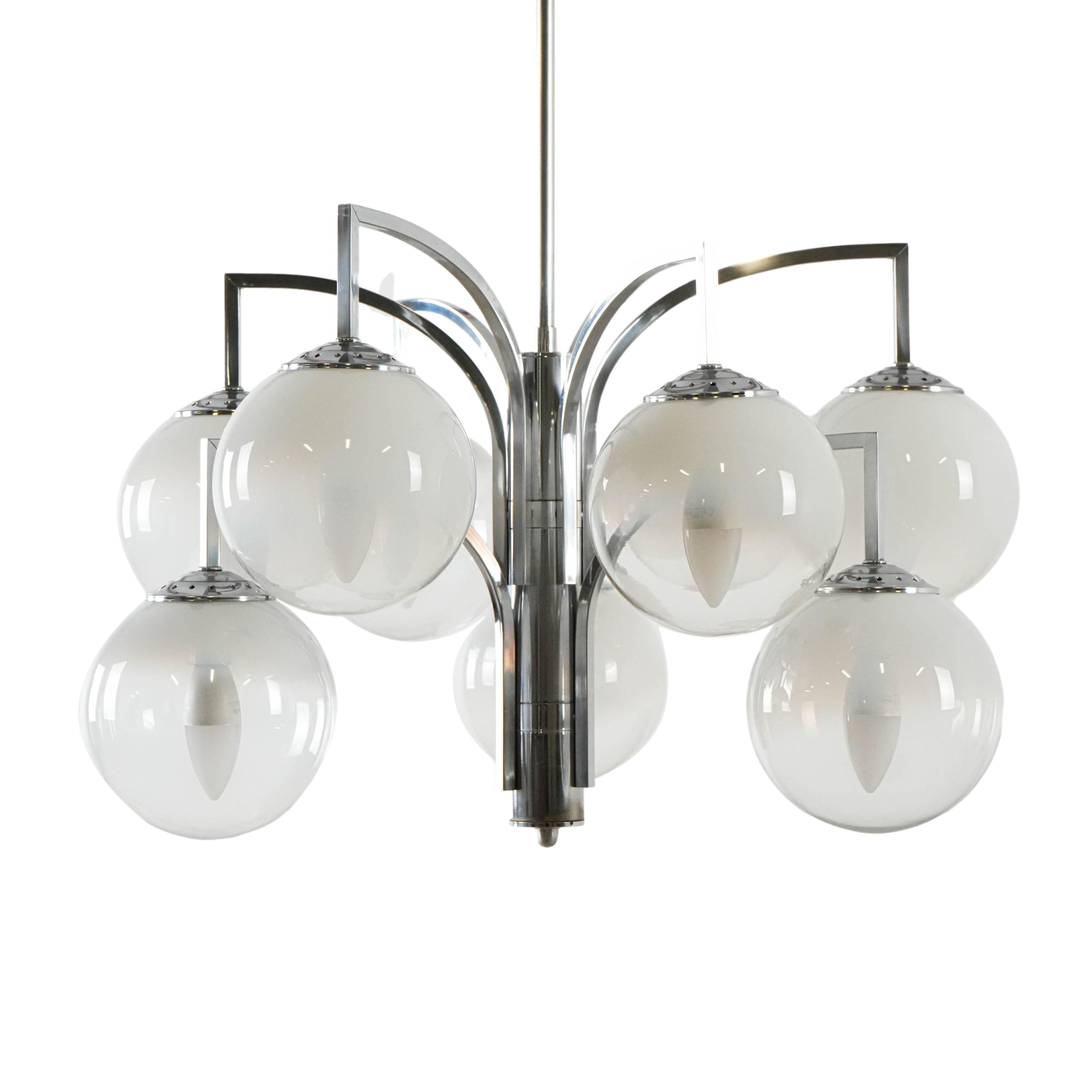 Kronleuchter Muranoglas 1970er Jahre