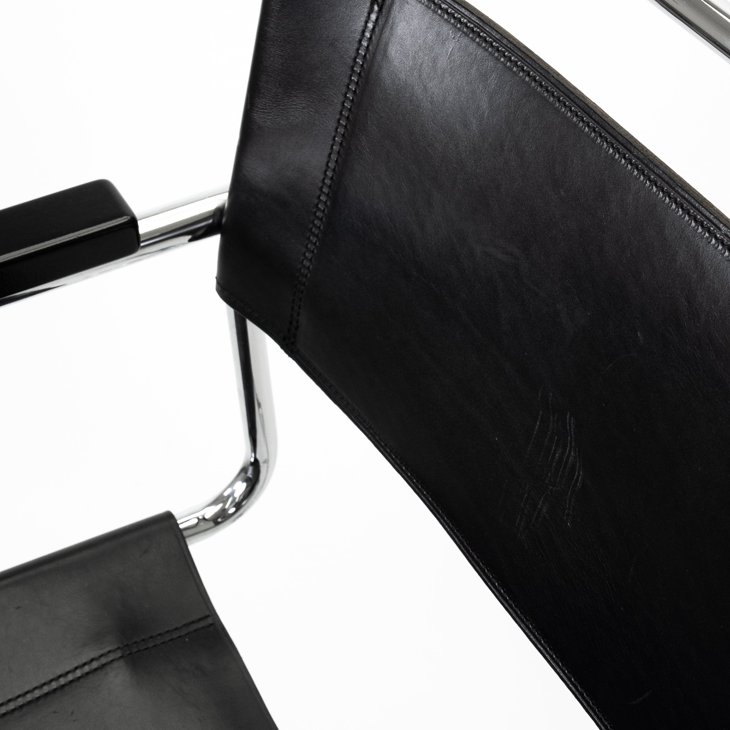 S34 Armchairs Chrome Black