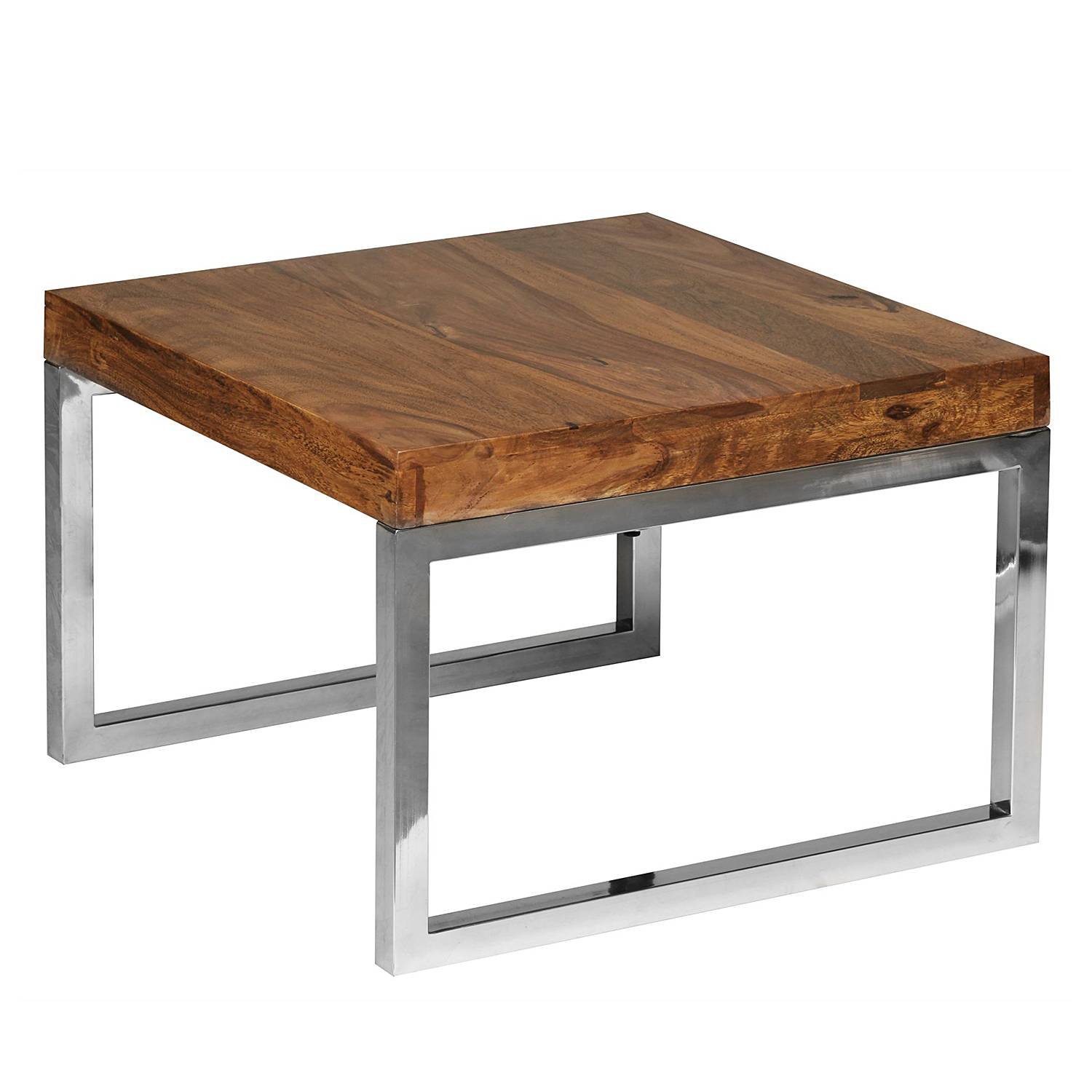 Montes Beistelltisch Sheesham Massiv Braun 