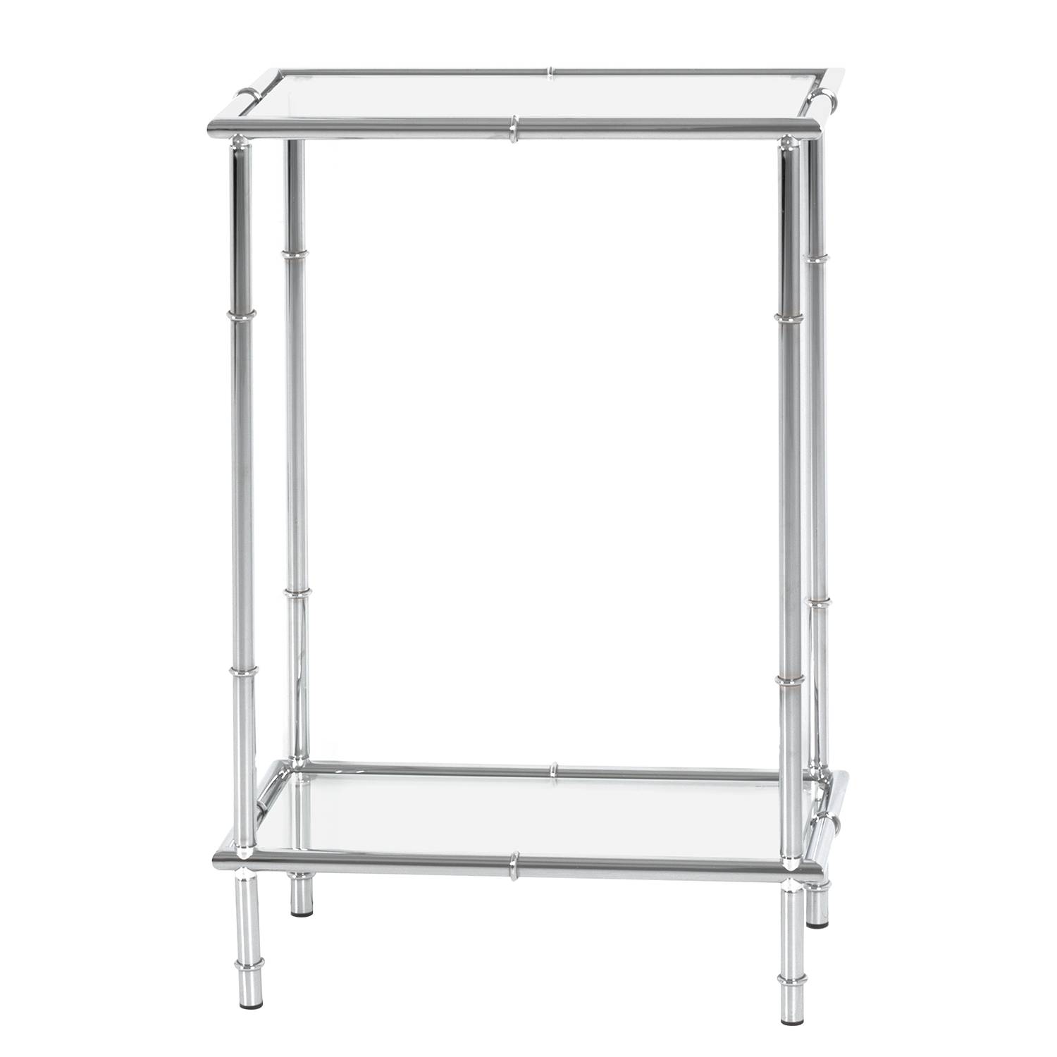 Konsolentisch Newellton Glas Metall Chrom