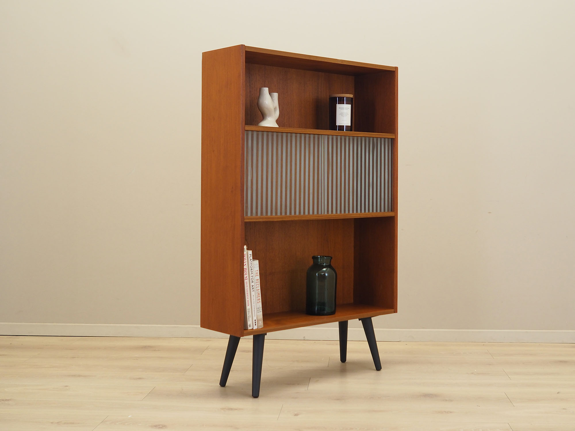 Bücherregal Teakholz 1960er Jahre