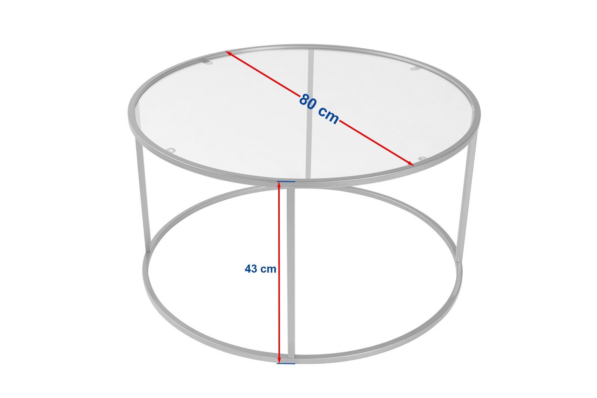 Aurum Schwarz Grau Ø80cm