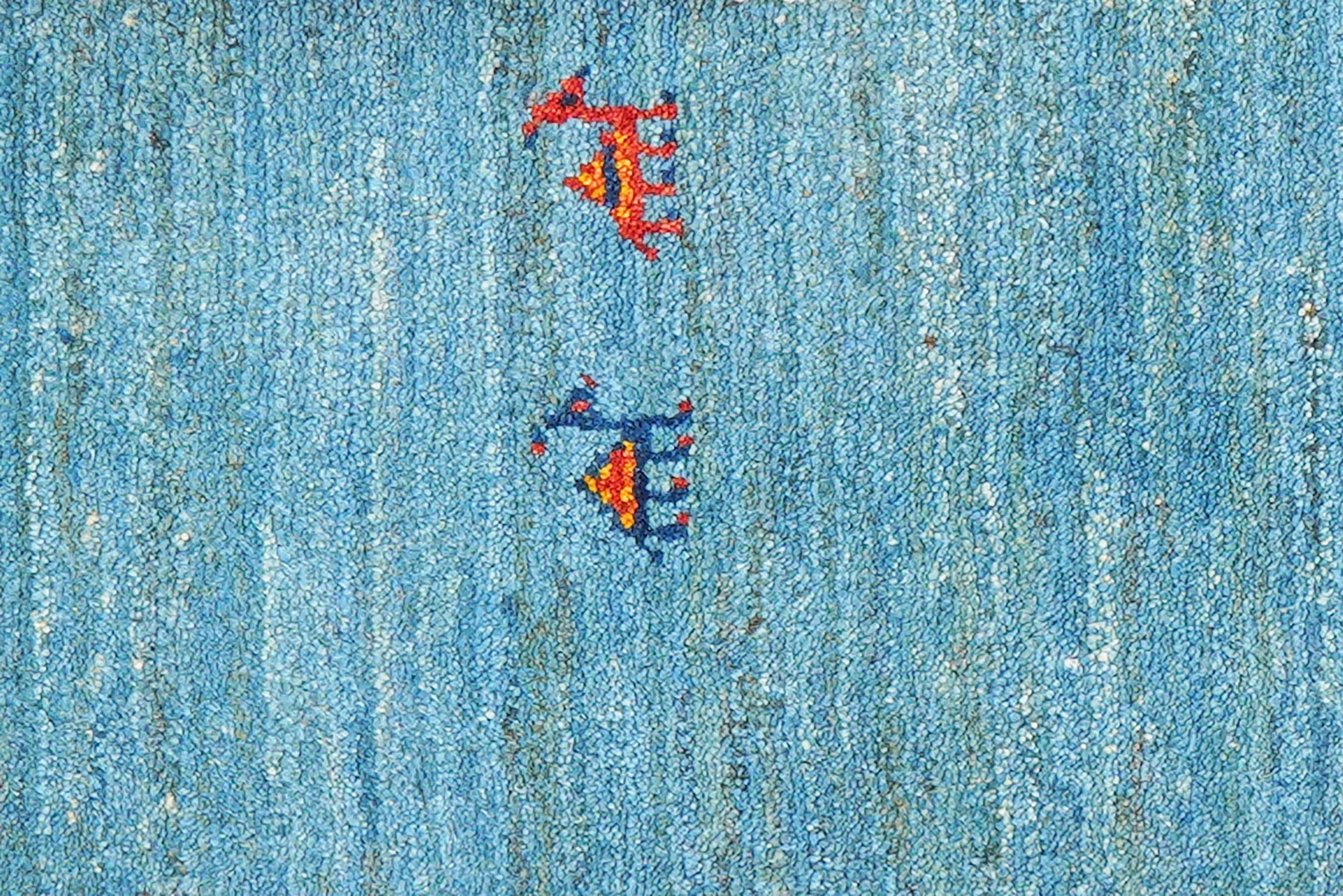 Gabbeh Sonnat Teppich Blau