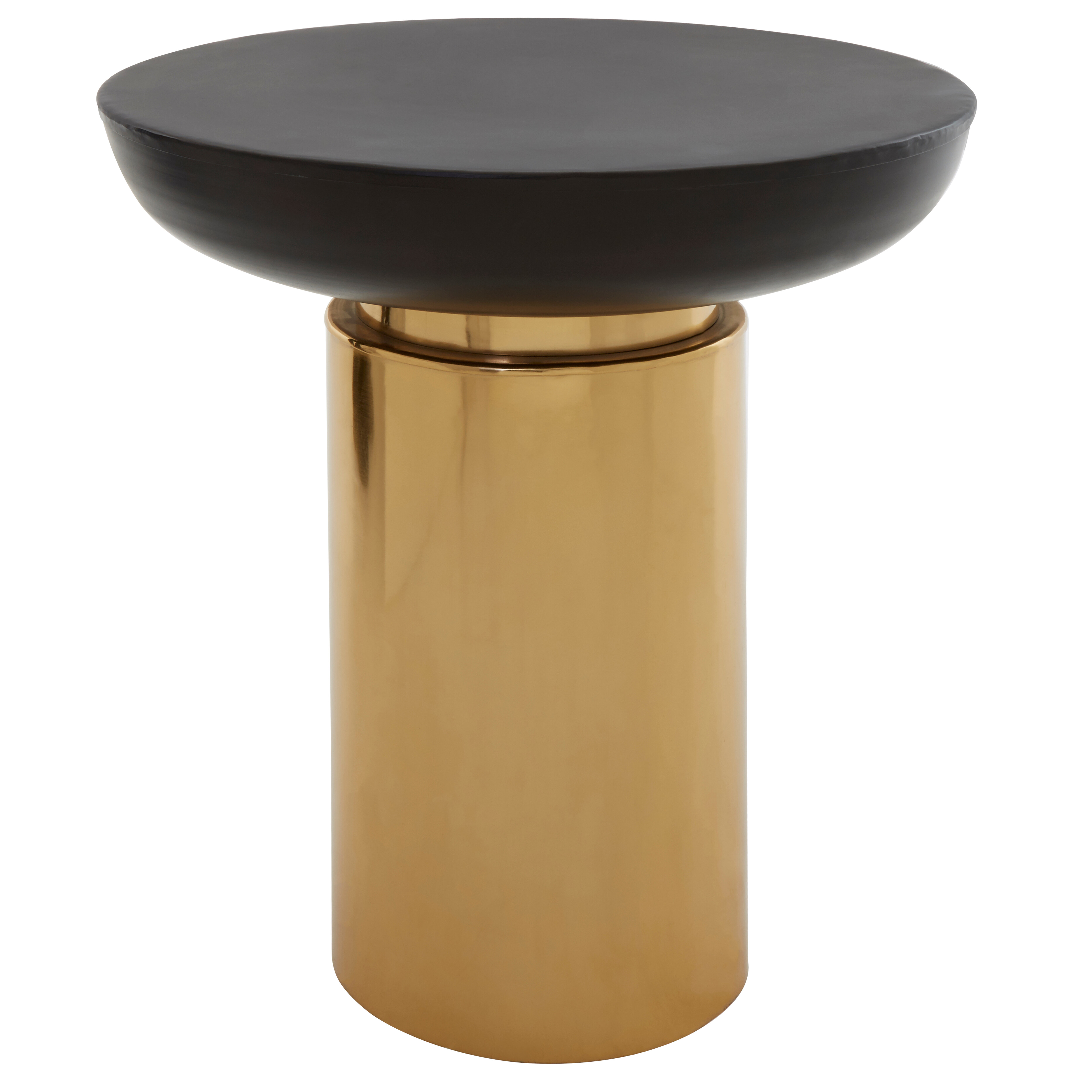 Kensington Townhouse Schwarz-Goldener Beistelltisch
