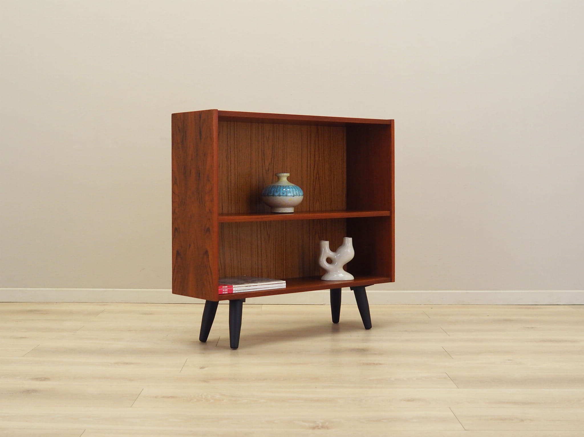 Bücherregal Teakholz 1970er Jahre