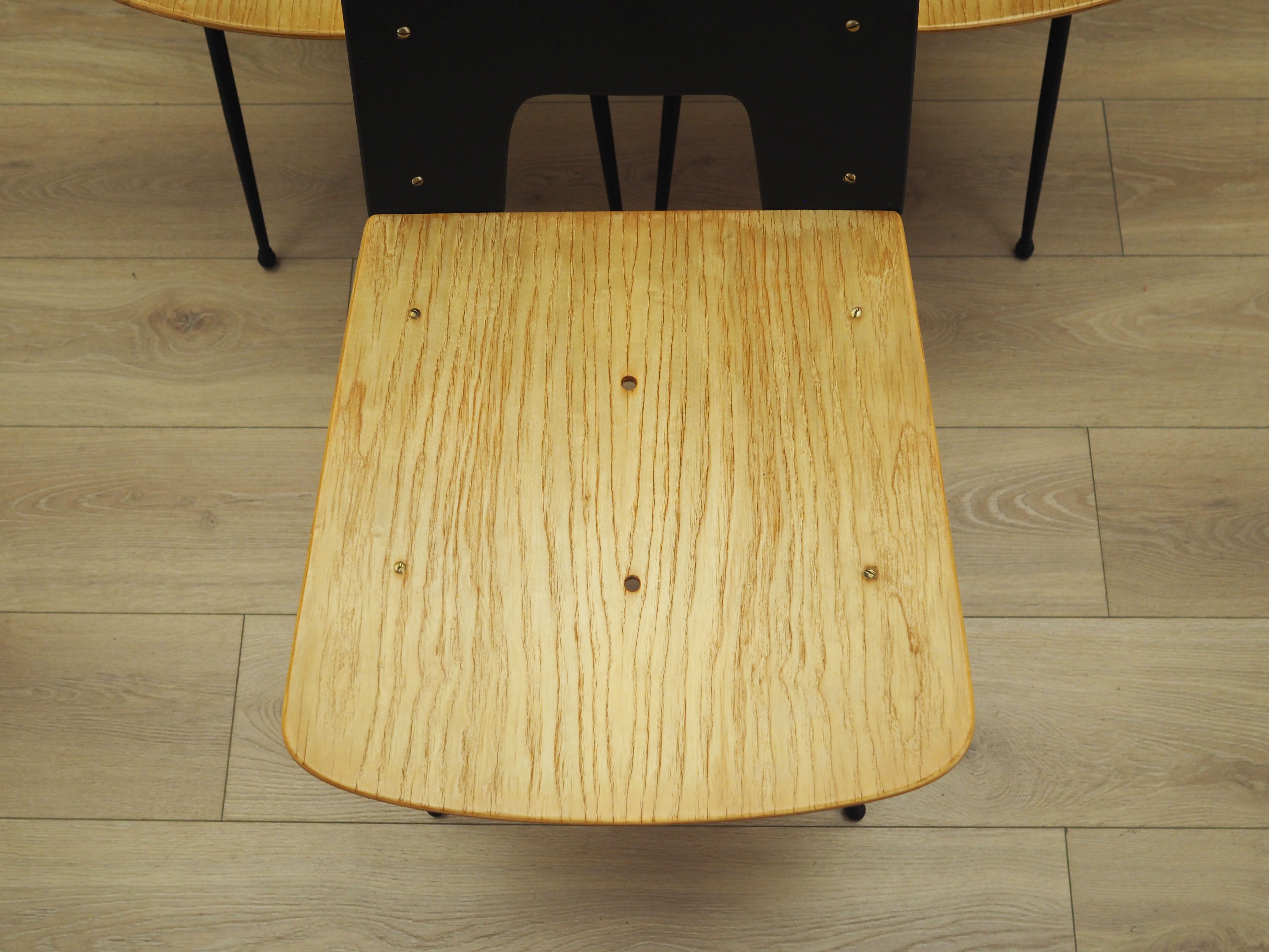 6x Carlo Ratti Dining Chair Green 1950s