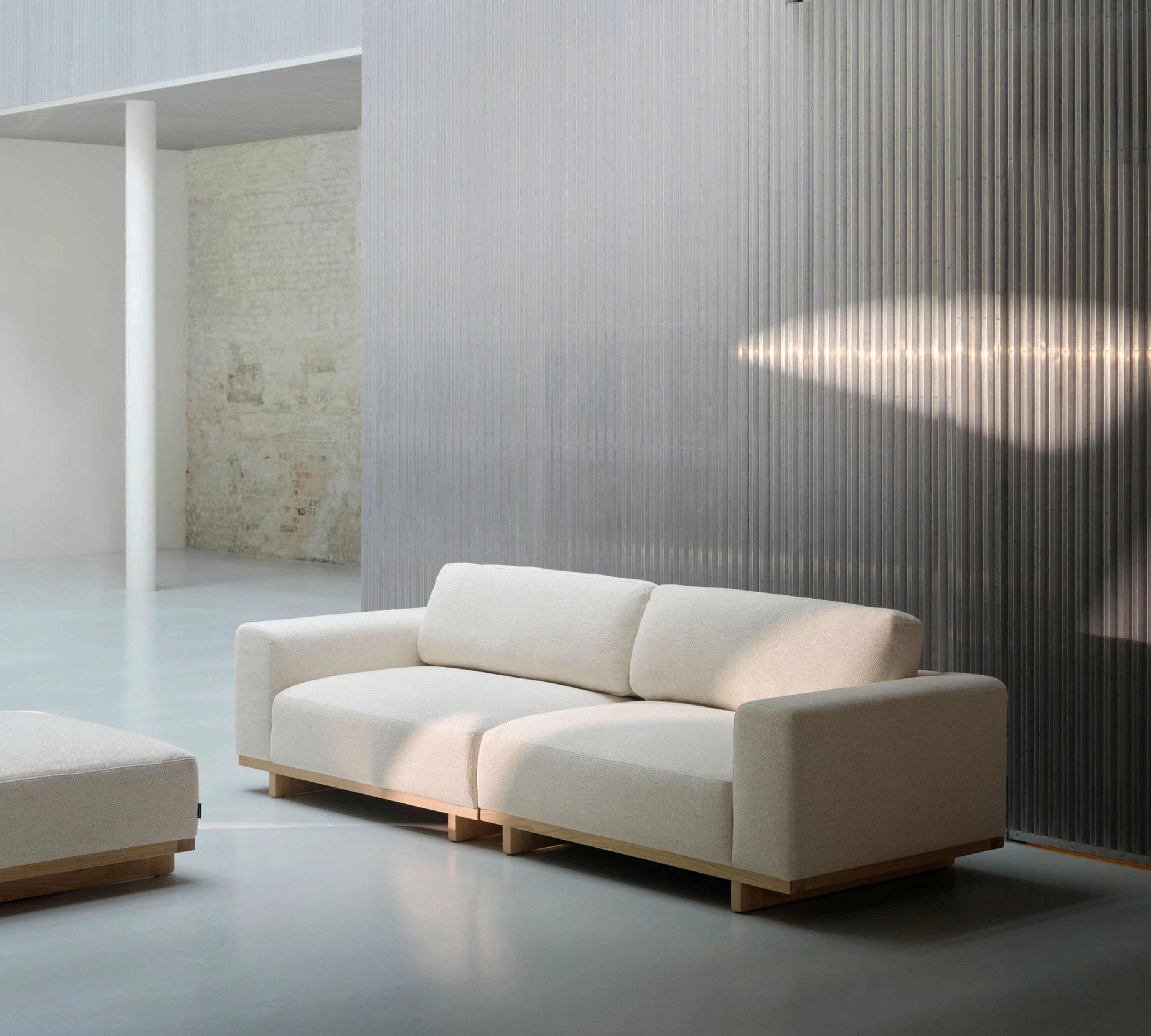 Aya Sofa 3,5-Sitzer Moonlight Sand