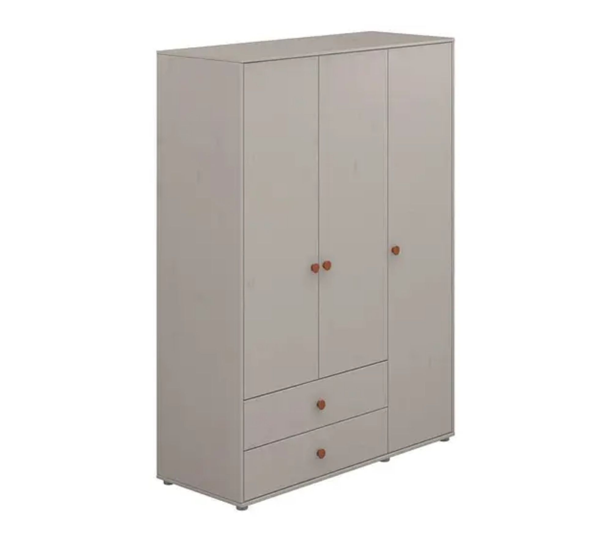 Kleiderschrank Extra Hoch Holz Grau