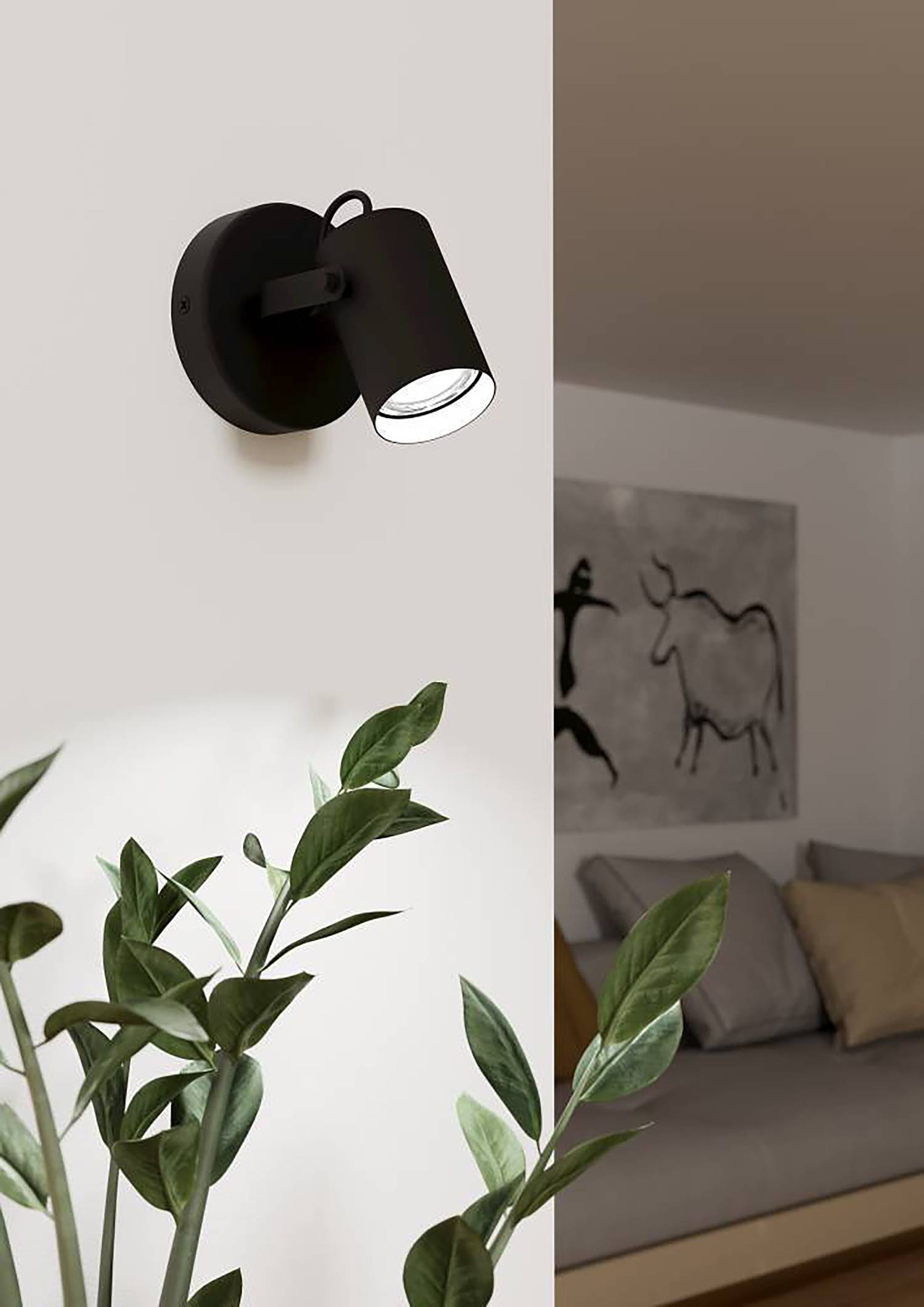 Sorego Wall Lamp Steel 1-light